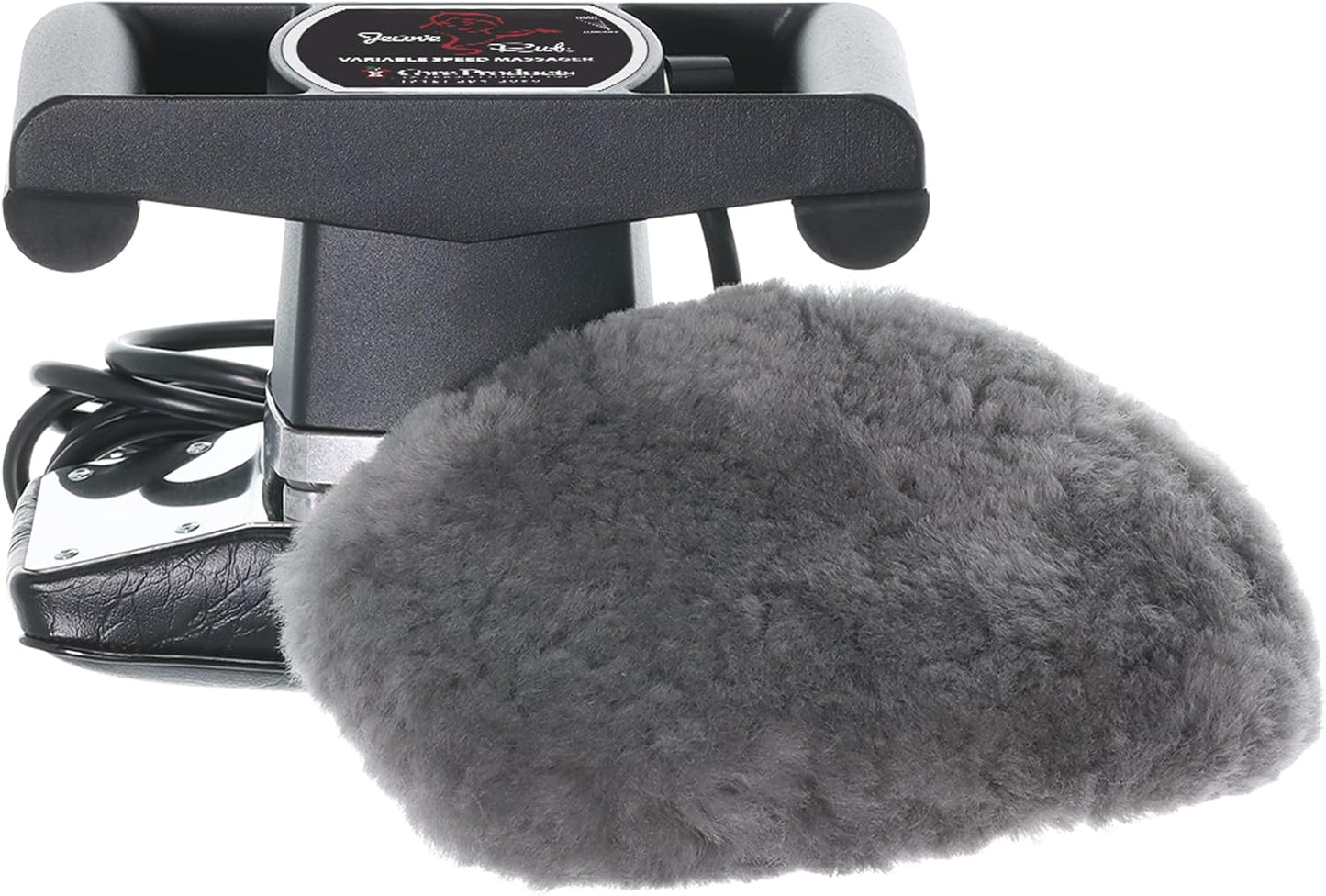 Core Products Jeanie Rub Variable Speed Massager - Sheepskin Cover Combo