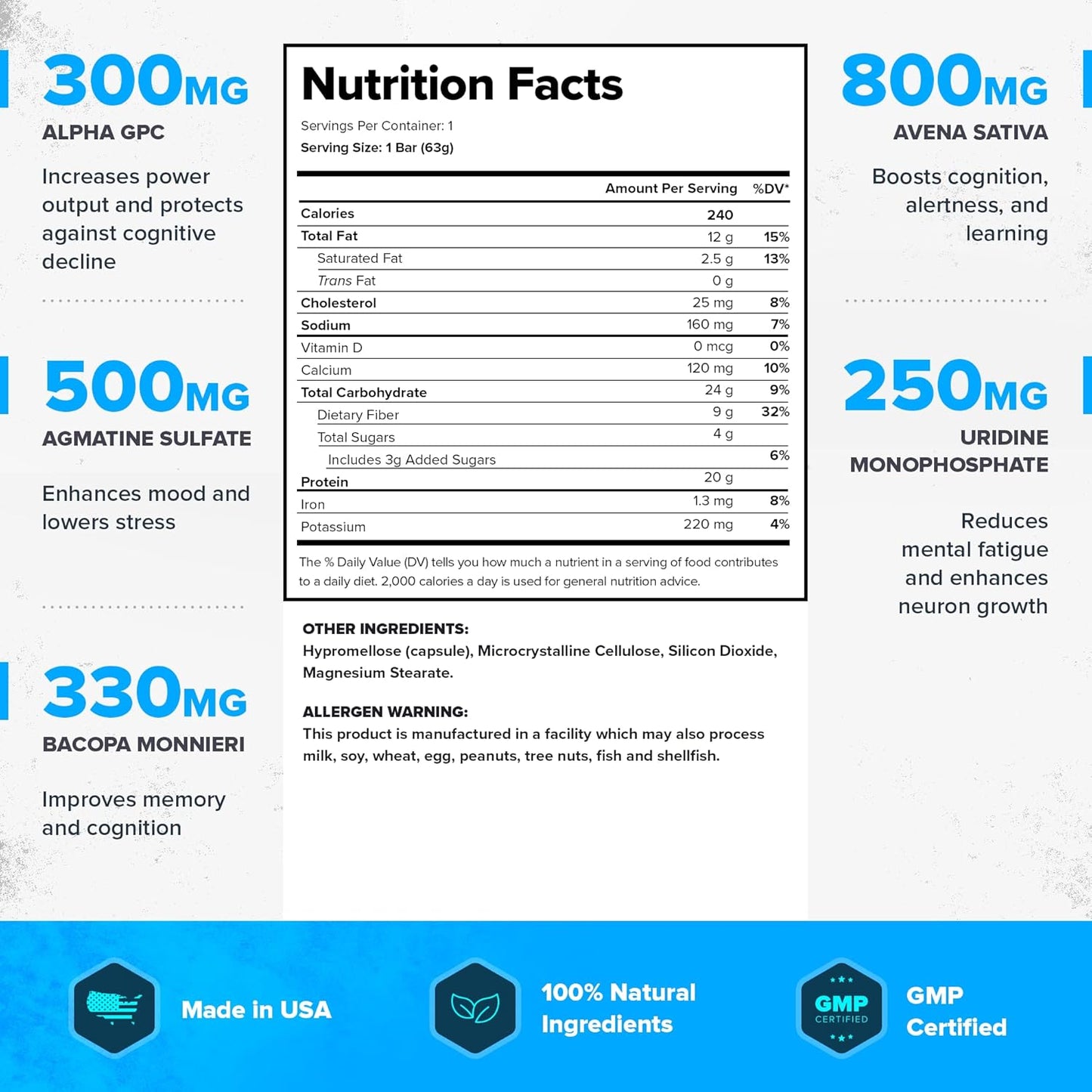 Legion Chocolate Chip Cookie Dough Protein Bar - 100% Whey Protein Bars Low Sugar High Protein with Prebiotic Fiber - Soy-Free, Gluten Free, Naturally Flavored, Low Fat, High Protein Bars (12 Count)