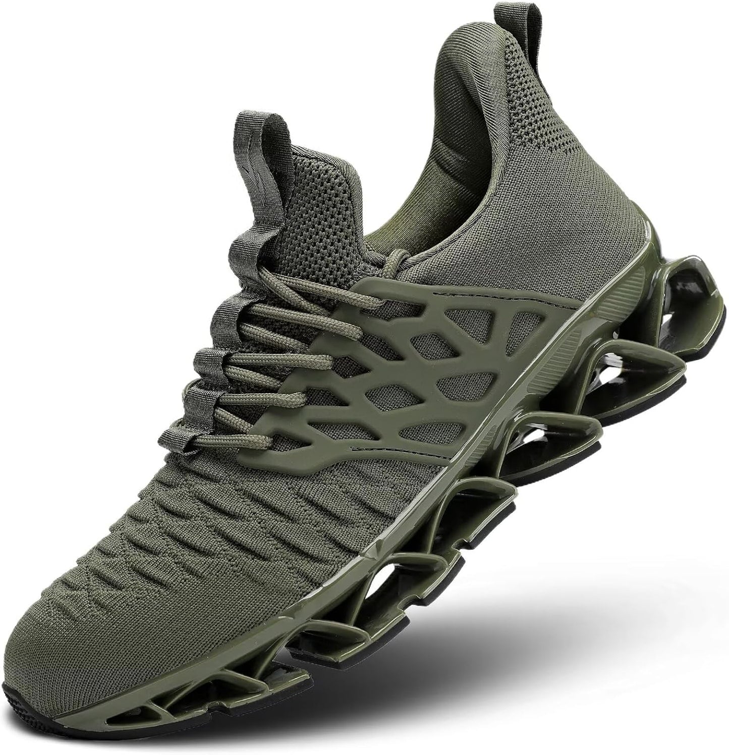 Men's Slip on Walking Running Shoes Blade Tennis Casual Fashion Sneakers Comfort Non Slip Work Sport Athletic Trainer