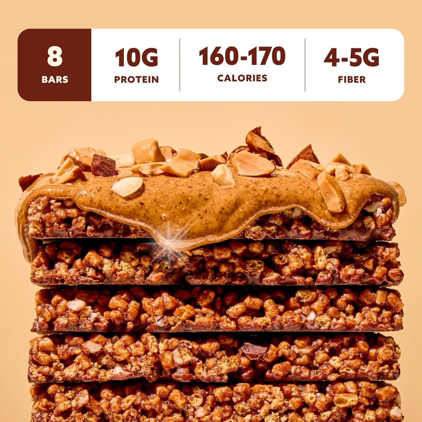 Mezcla Puff Crispy Protein Bars, Gluten Free & Vegan Protein Bars, 10g Protein, Alt for Crispy Rice Treat, Granola Bars & Breakfast Bars, Healthy Snacks for Adults, Variety Pack, 8 Count