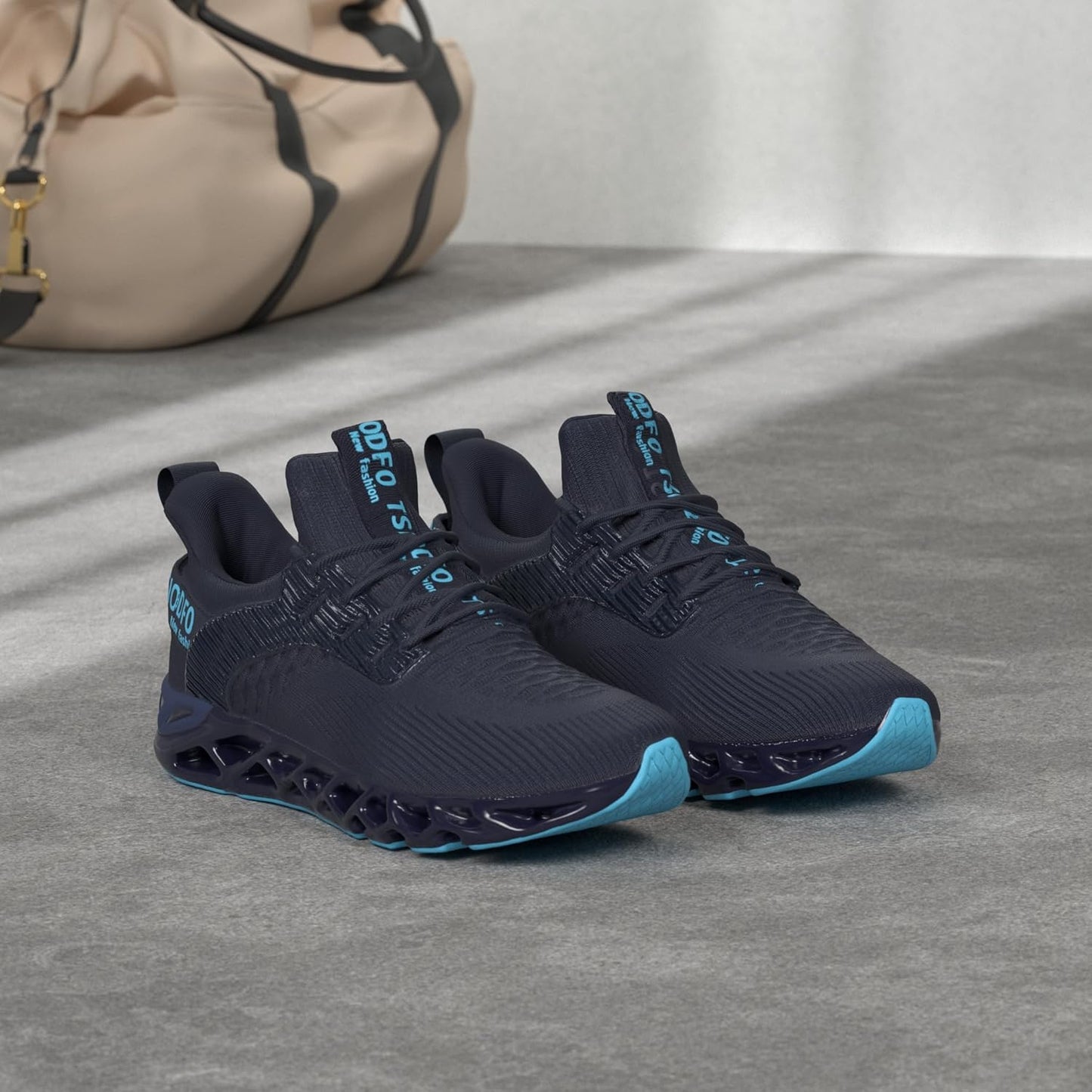 TSIODFO Men Sneakers Fashion Sport Running Athletic Tennis Walking Shoes