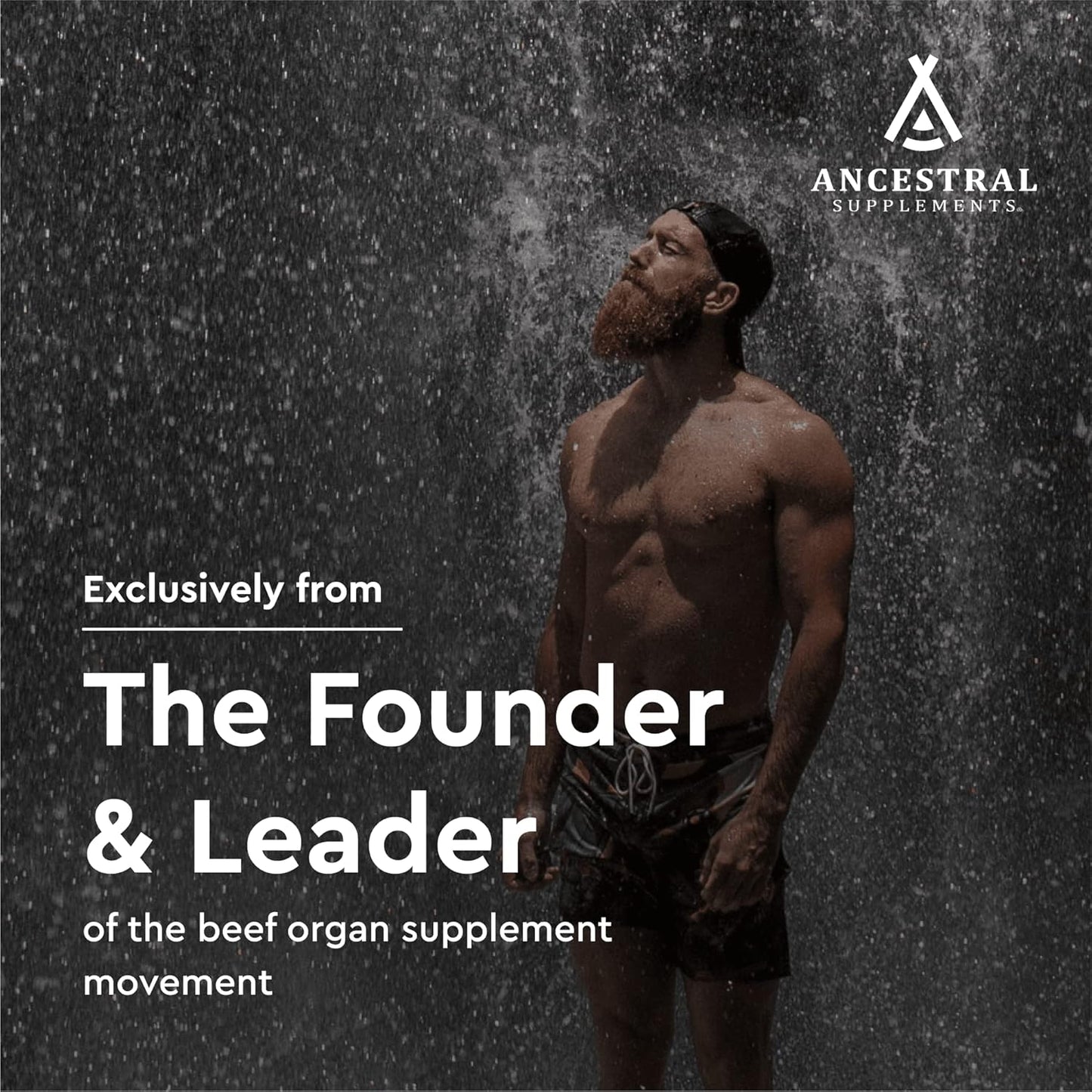 Ancestral Supplements Greens Powder Capsules, Organic Superfood Greens & Reds Blend with Spirulina, Chlorella, Grass Fed Beef Organs, and Probiotics for Gut Health, Non GMO, 612mg Each, 180 Count