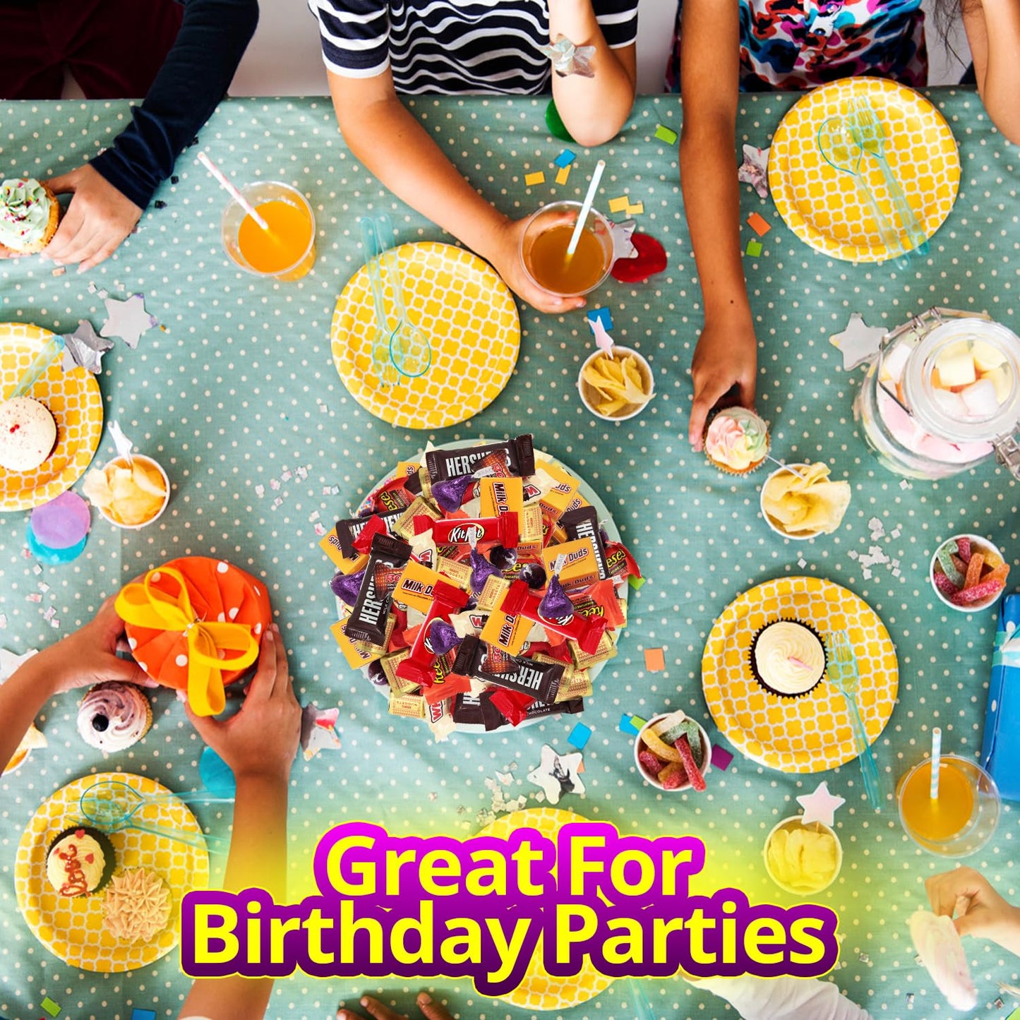 Assorted Chocolate Candy Variety Pack - 2 Lb Bulk Easter Candies Chocolate Mix - Bulk Mini Chocolates Candy Bars Individually Wrapped - Individually Wrapped Candies for Easter Egg hunt