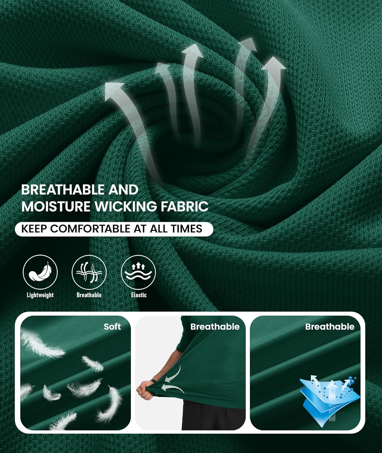 ZITY Mens 2 Pack Polo Shirts Short Sleeve Performance Sports Golf Shirt for Men Tactical Shirt