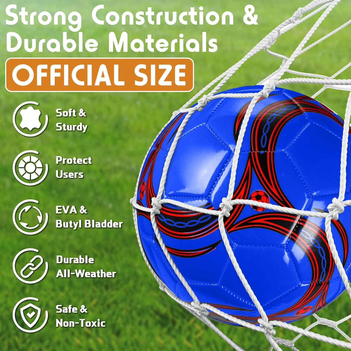 12 Pcs Soccer Balls for Teen Adult Bulk Deflated Soccer Ball with Pump Size 5 Indoor Outdoor Training Practice for School Sports Game Birthday Gifts Party Back to School