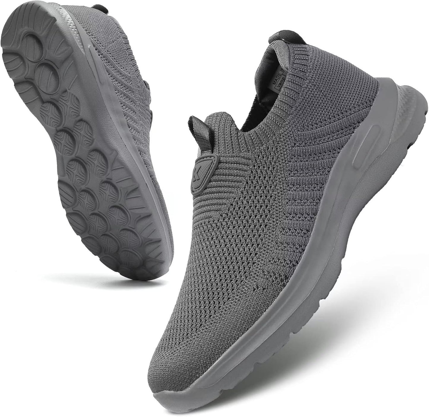 Mens Walking Shoes Lightweight Breathe Mesh Running Shoes Slip On Fashion Tennis Sneakers Comfort Gym Workout Zapatos de Hombre