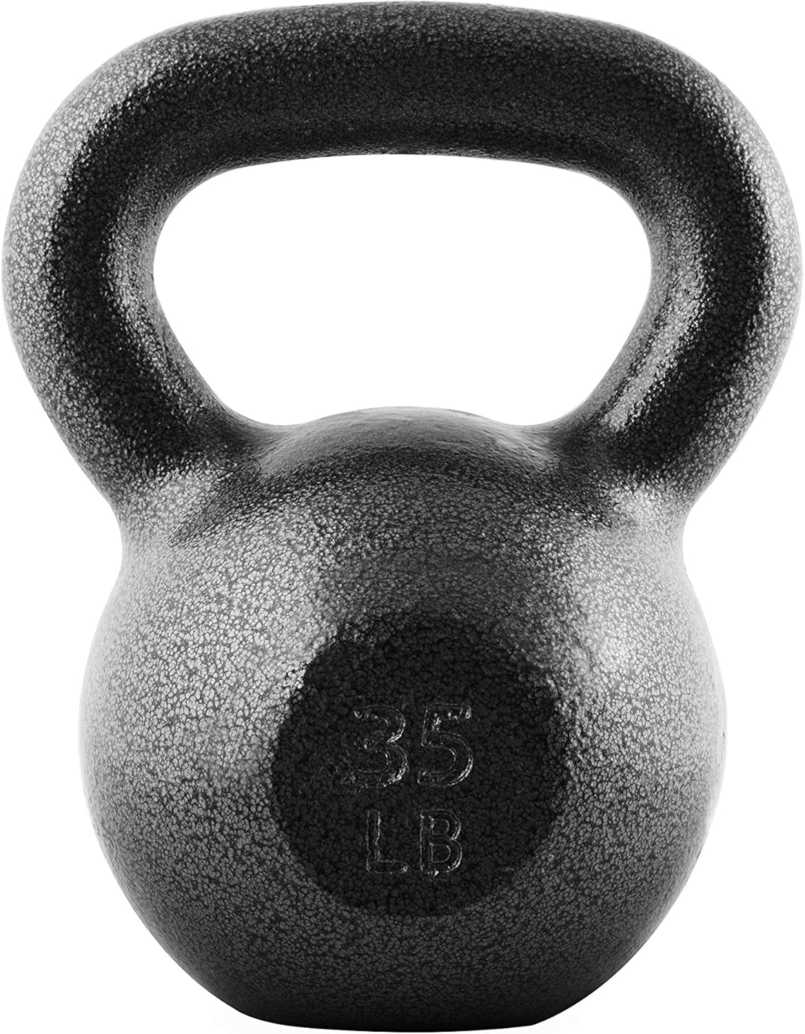 WF Athletic Supply Hammerstone Painted Cast Iron Kettlebells, Home & Gym Equipment, Great for Strength Training, Full Body Workout & Crossfit Training, Color & Size Options Available in 10-80 Pounds