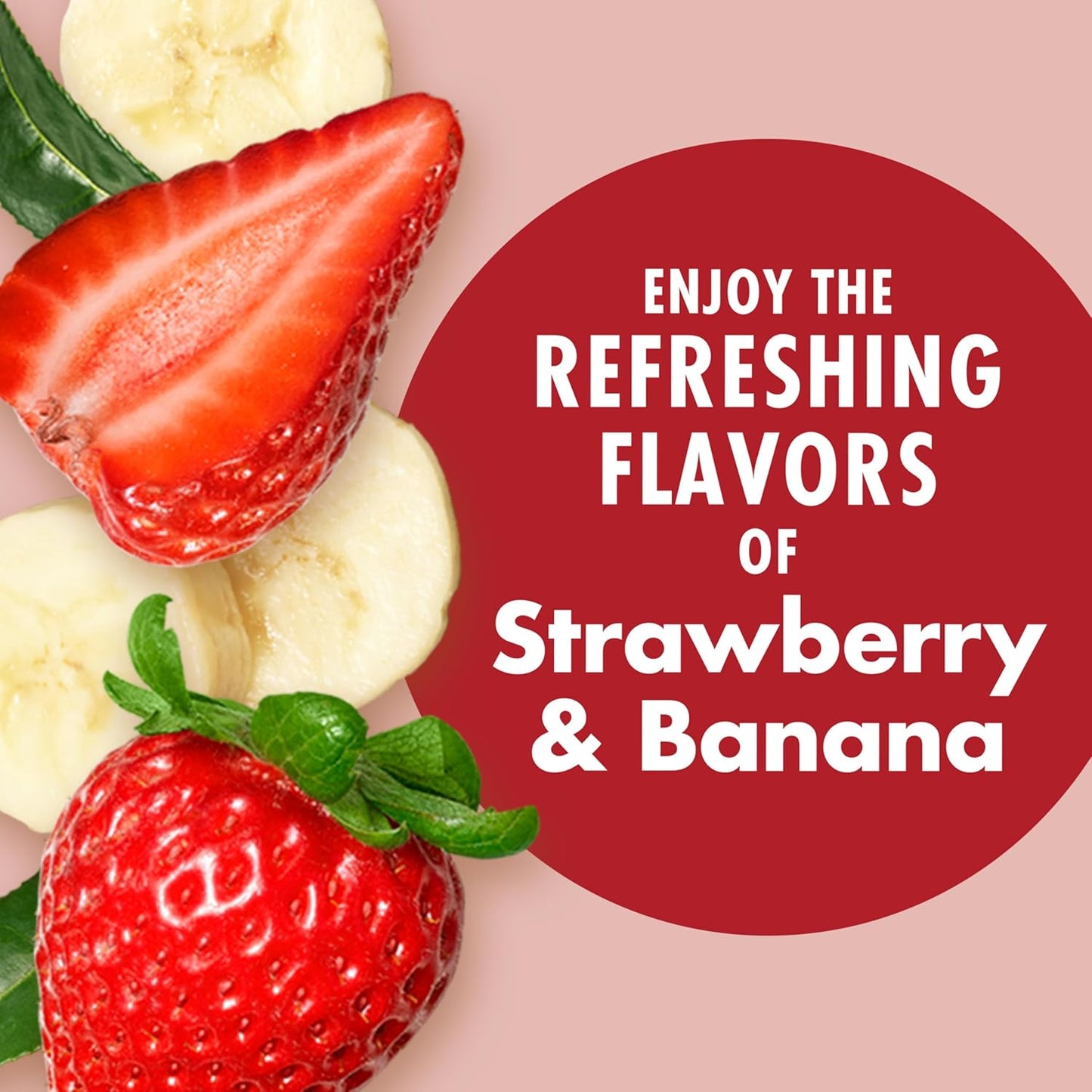 V8 +Energy Strawberry Banana Juice Energy Drink, 8 fl oz Can (24 Pack)