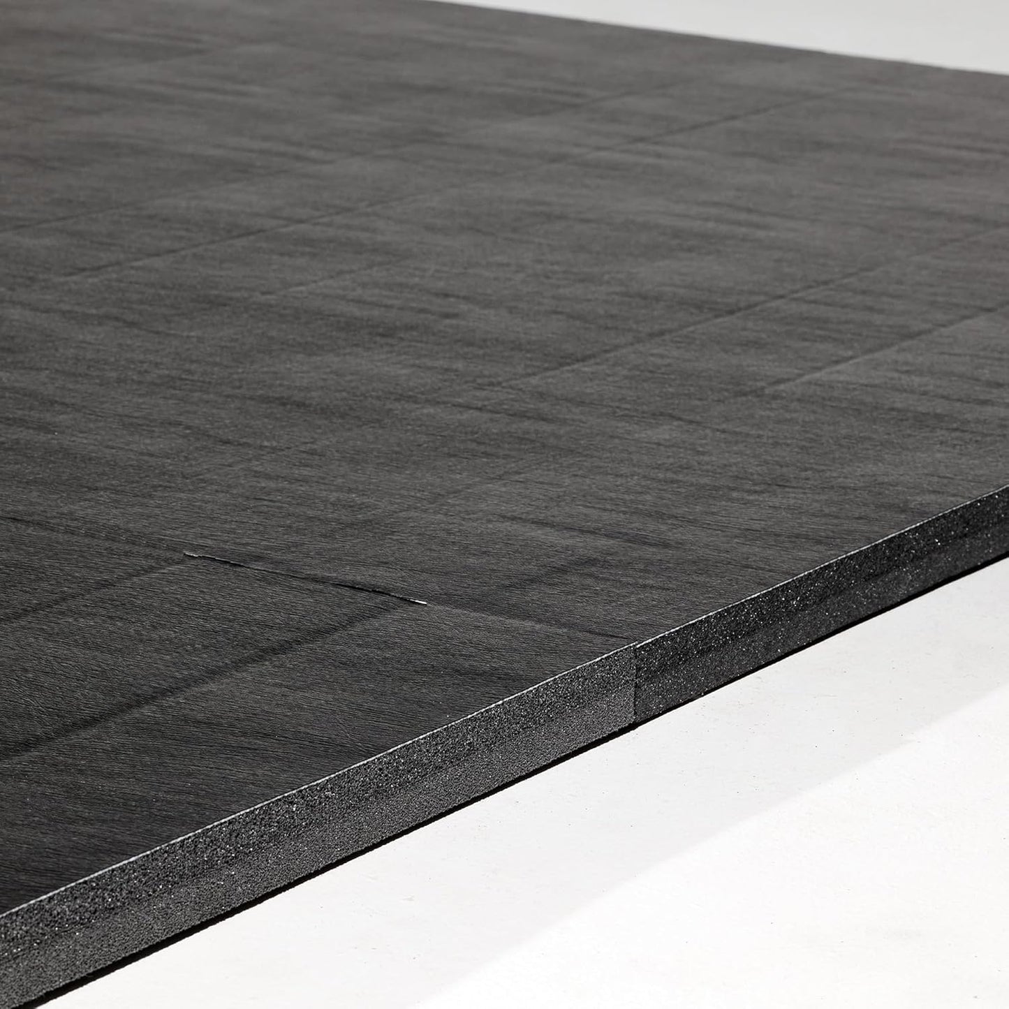 Dollamur 10’x10’x1.25” Wrestling Mat, Black, Home Workouts, Exercise