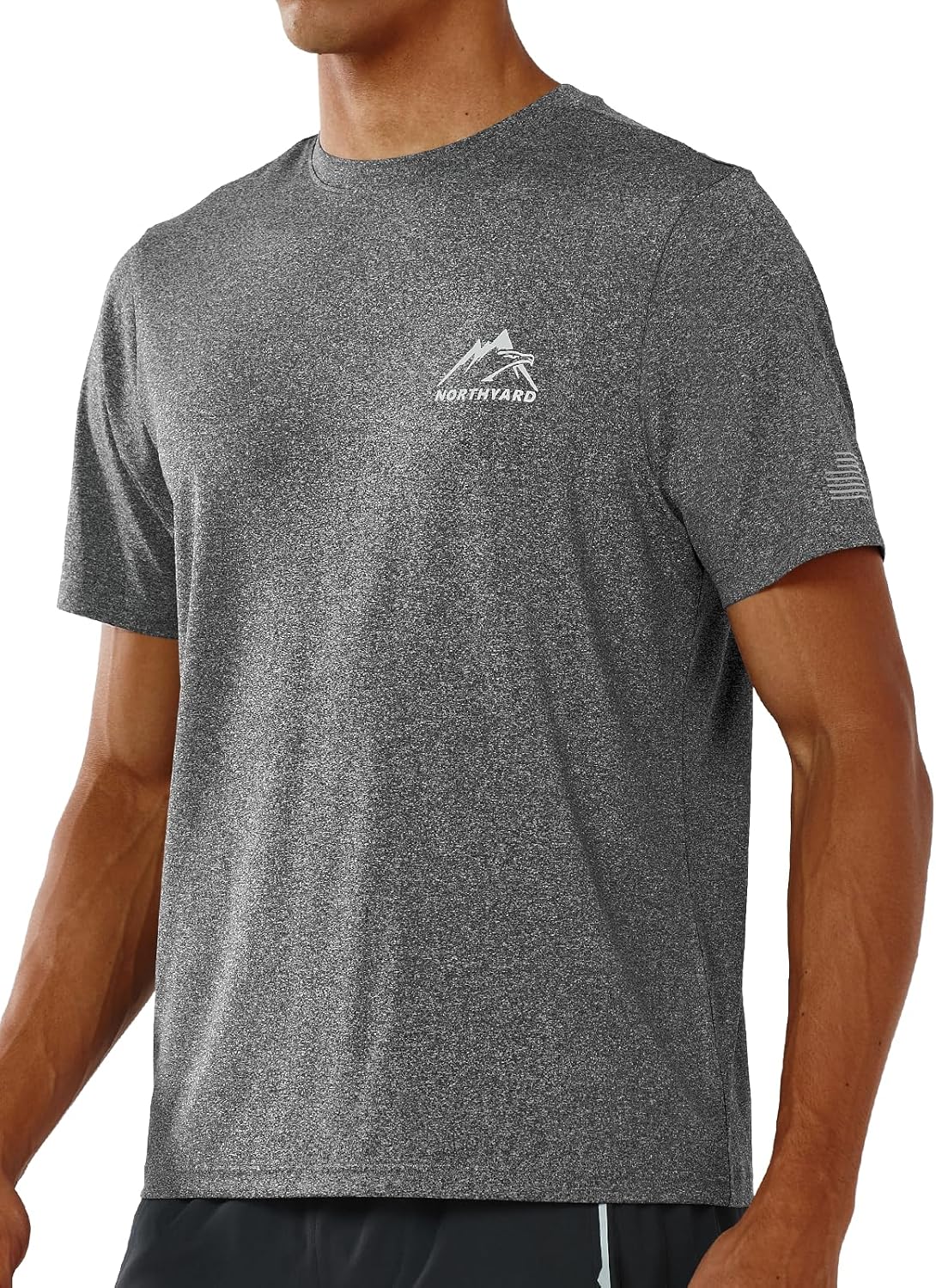 NORTHYARD Men's UPF 50+ Sun Protection Shirts Swim SPF UV Quick Dry Short Sleeve T-Shirts for Athletic Fishing Rash Guard