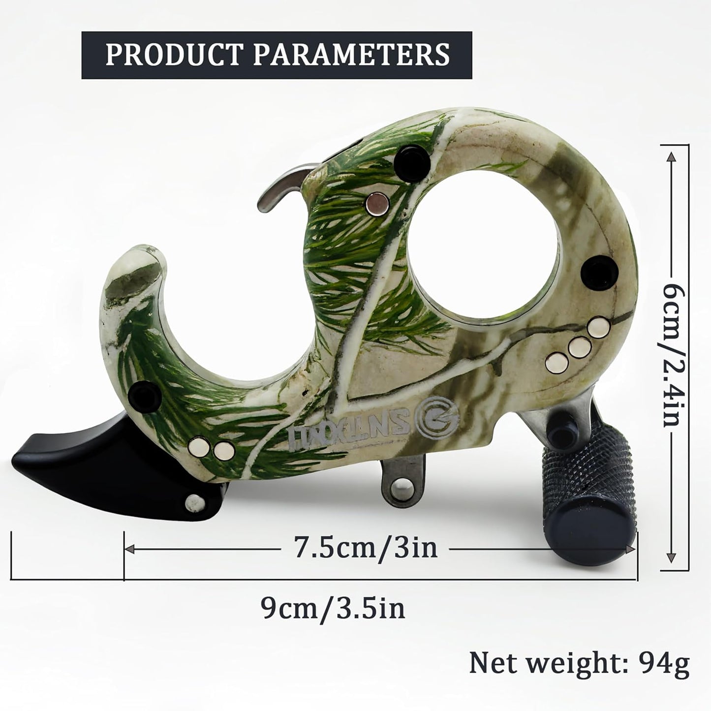 Bow Release for Compound Bow 360° Rotatable Thumb Release for Compound Bow Archery Trigger Release