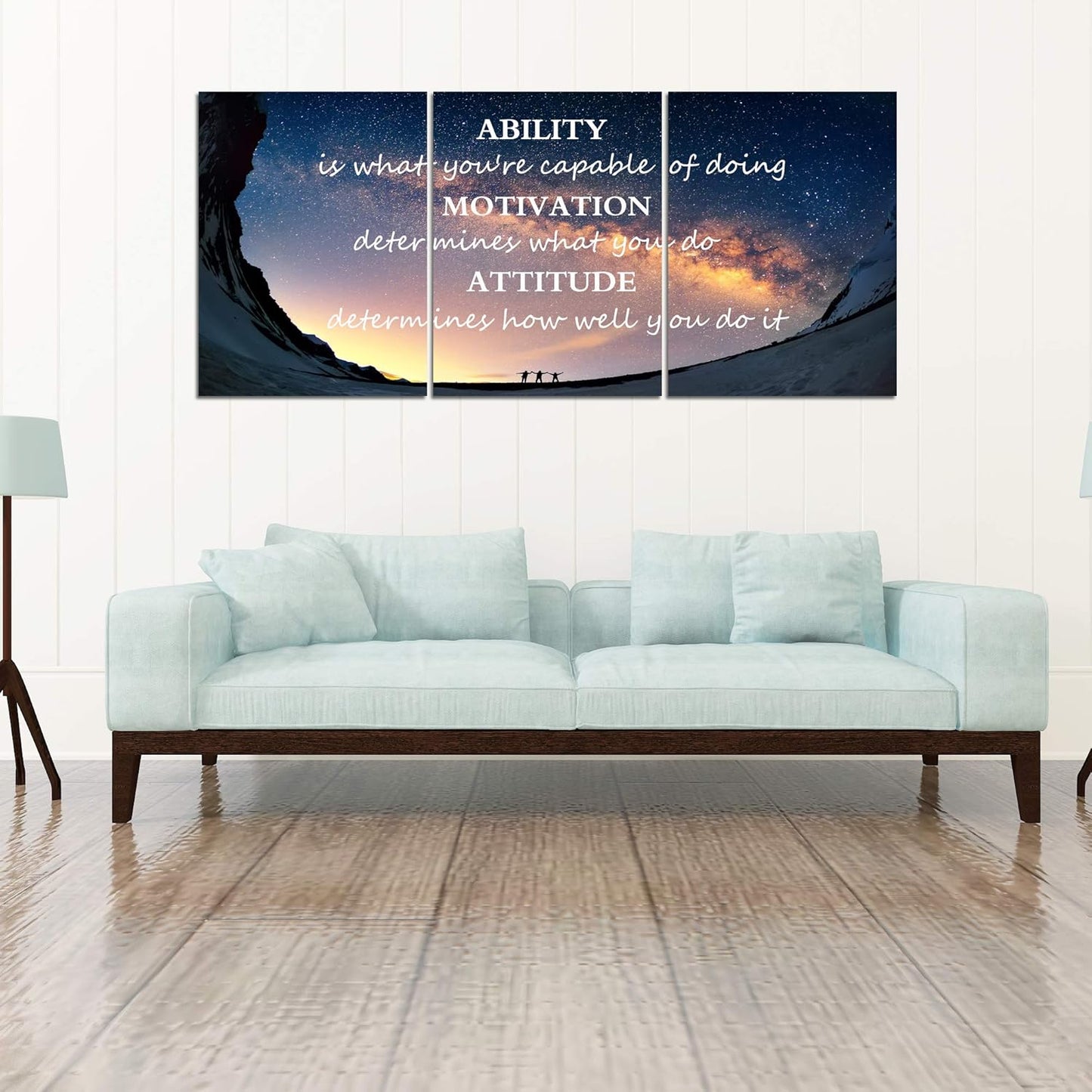 Large Size Successful Motivational Picture Canvas Wall Art Decor Print Office Decor Inspiring Framed Prints Inspirational Entrepreneurship Poster Modern Success Quotes for Living Room