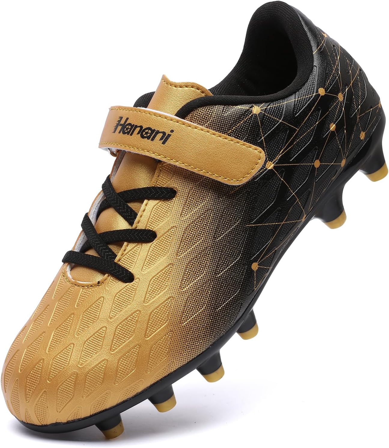Hanani Boys Soccer Cleats Kids Girls FG/AG Soccer Athletics Sport Shoes Training Shoes Running Shoes Teenager Indoor Outdoor Football Shoes Sneakers for Unisex