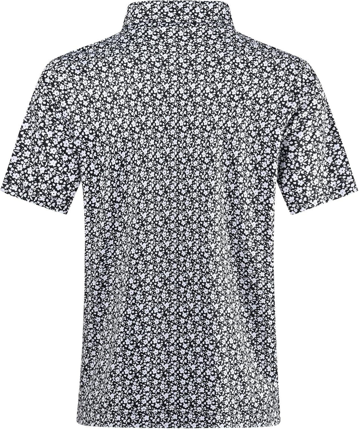 DEOLAX Mens Polo Shirts Fashion Print Mens Golf Shirt Dry Fit Mens Golf Polo Short Sleeve Quick Dry Funny Golf Shirt for Men