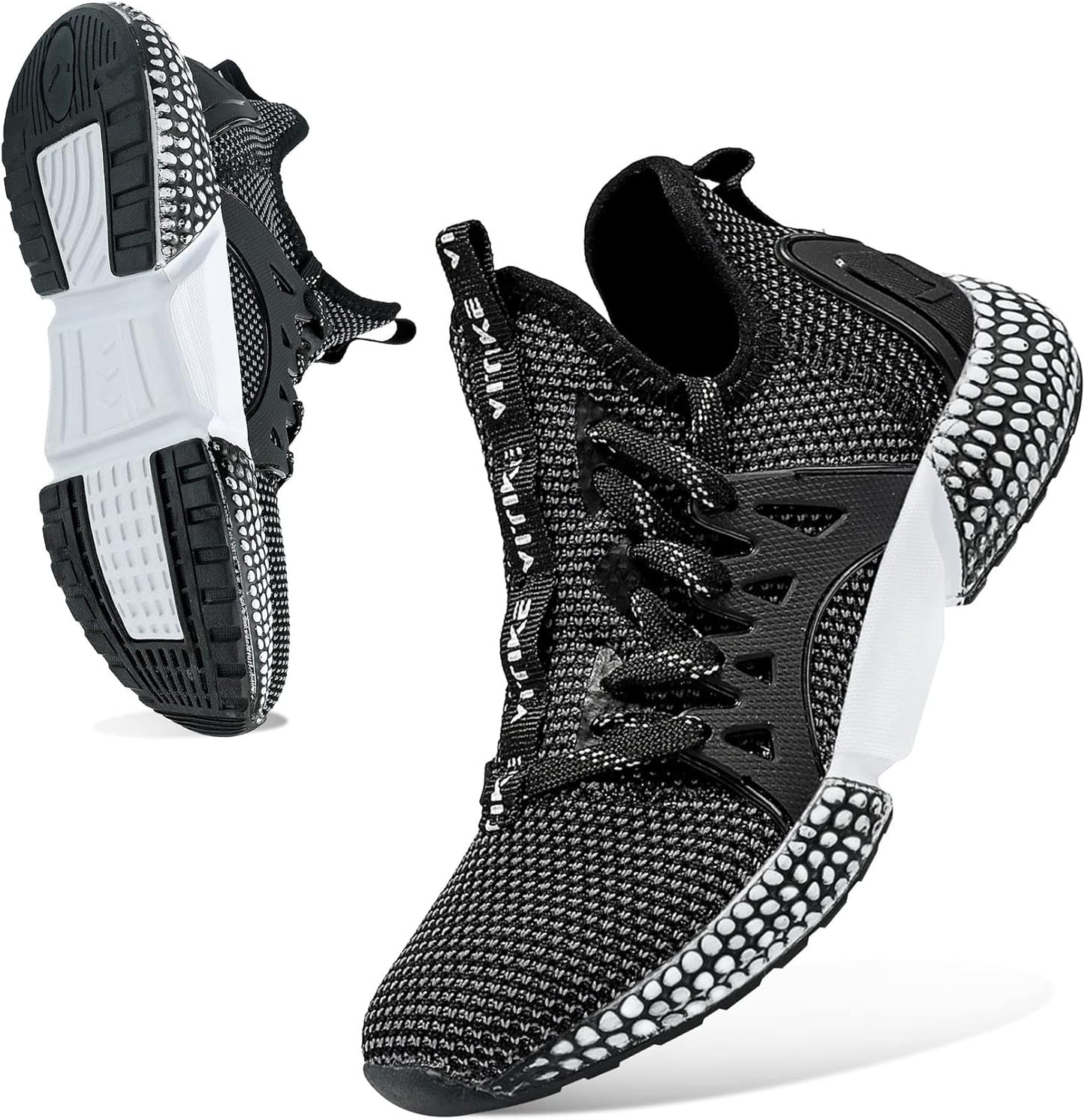 WETIKE Boy's Shoes Mesh Slip on Lightweight Running Sneakers