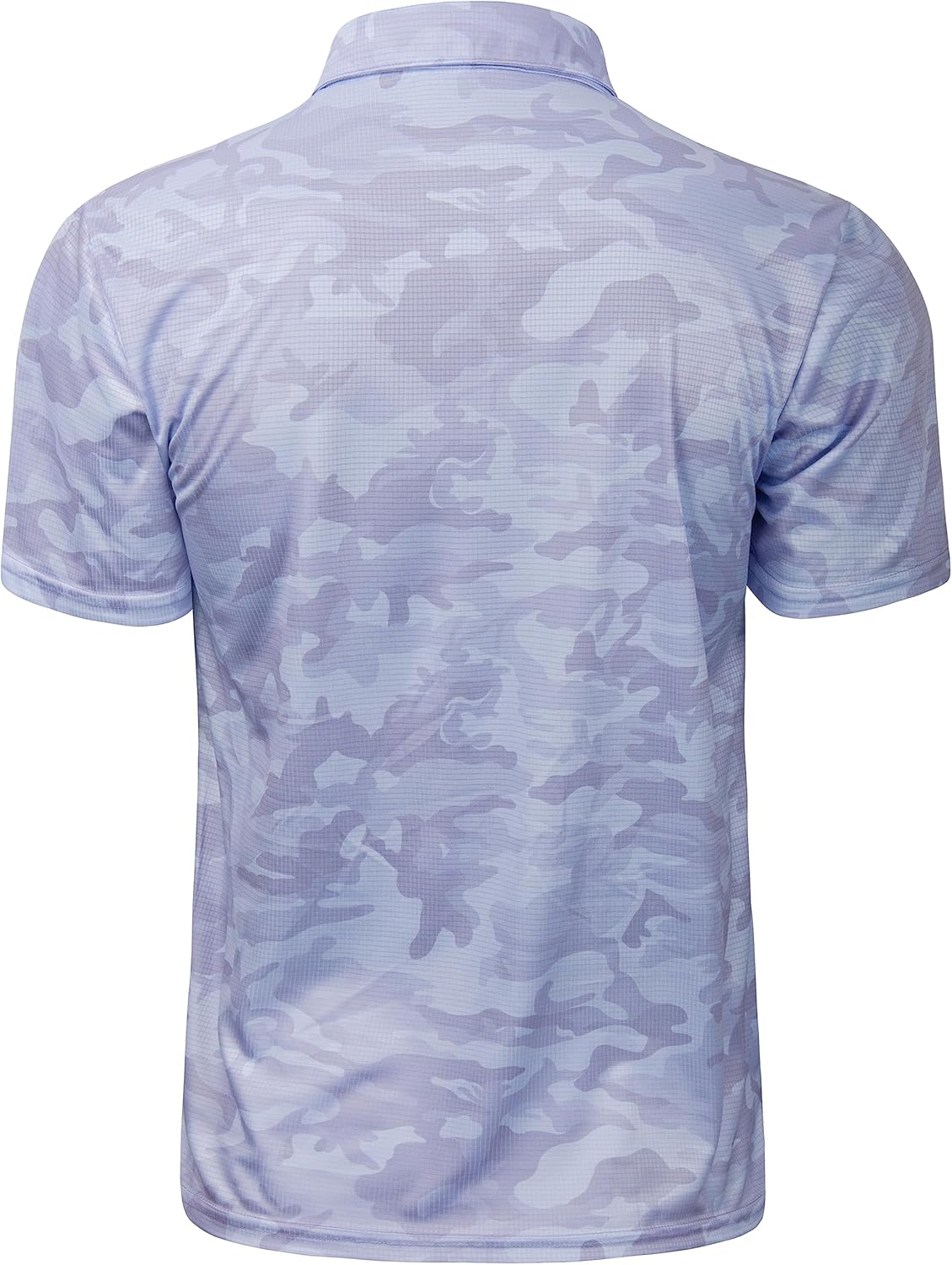 TAPULCO Mens Quick Dry Polo Shirts Camouflage Pattern Performance Athletic Lightweight Breathable Casual Golf Tshirts