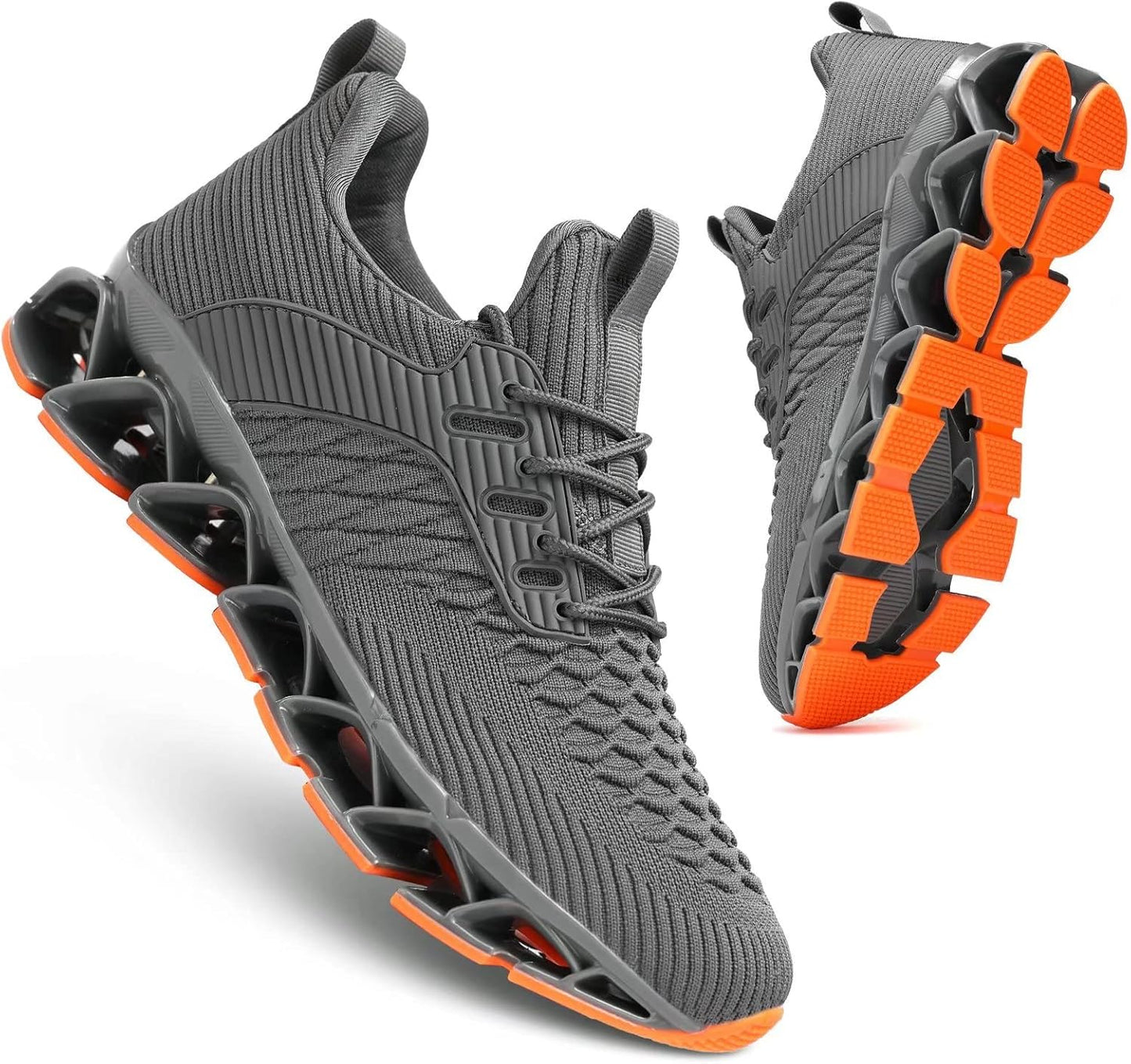 Men's Slip on Walking Running Shoes Blade Tennis Casual Fashion Sneakers Comfort Non Slip Work Sport Athletic Trainer