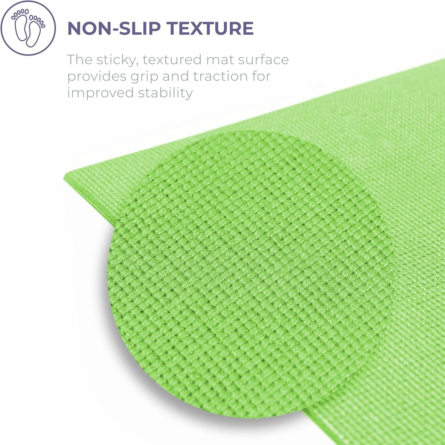 Sunshine Yoga Voyage Yoga Mat, 6 Pack, 72" x 24" Professional Studio and Gym Bulk Yoga Mats, 5mm Thick, Durable, Anti-Tear, Non Slip Fitness and Exercise Mats