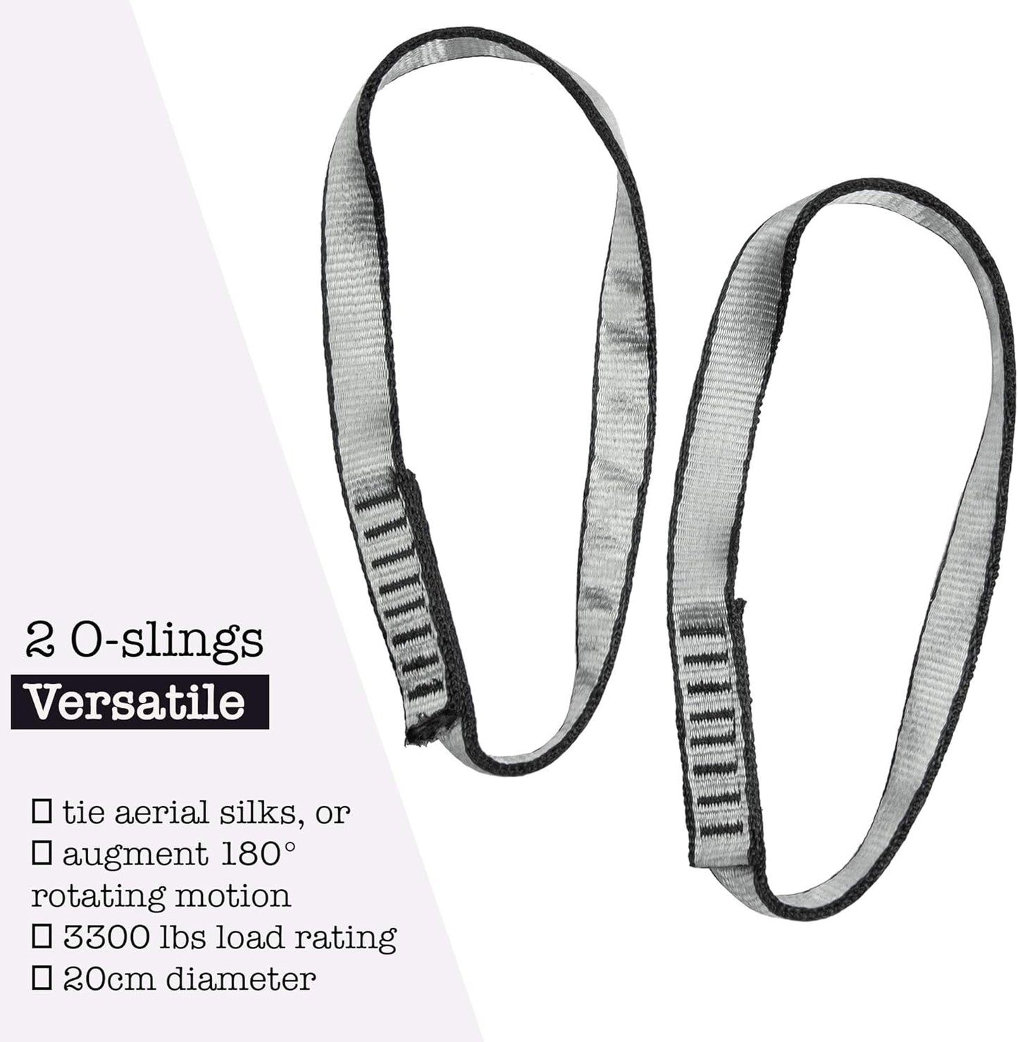 Aerial Silks Starter Kit - Durable 9 Yards of Aerial Yoga Hammock with Hardware & Guide - Aerial Swing for Acrobatic Flying Yoga & All Levels (Aerial Rigging Point Up to 13ft)