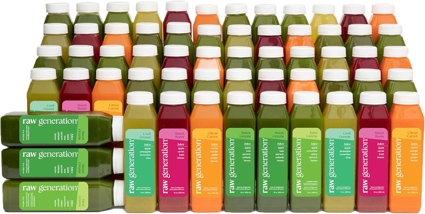 Raw Generation 10-Day Skinny Cleanse - Best Detox Juice Cleanse for Weight Management/Healthiest Way to Cleanse Your System/Jumpstart a Healthier Diet