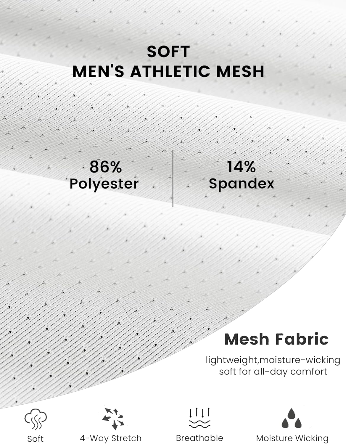 MAGCOMSEN Men's Dry Fit Shirts Mesh Short Sleeve Athletic Lightweight Workout Performance Hiking Shirt