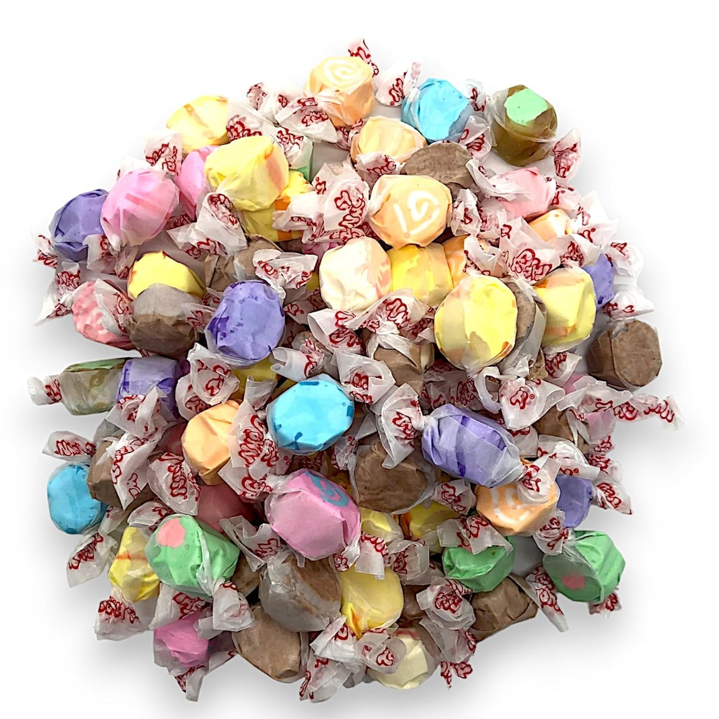 Klub Bulk Gourmet Salt Water Taffy Candy – 1.5 lbs Assorted Flavors Individually Wrapped, Perfect for Parties and Events – Premium Salt Water Taffy, Peanut Free and Gluten Free(24 oz)