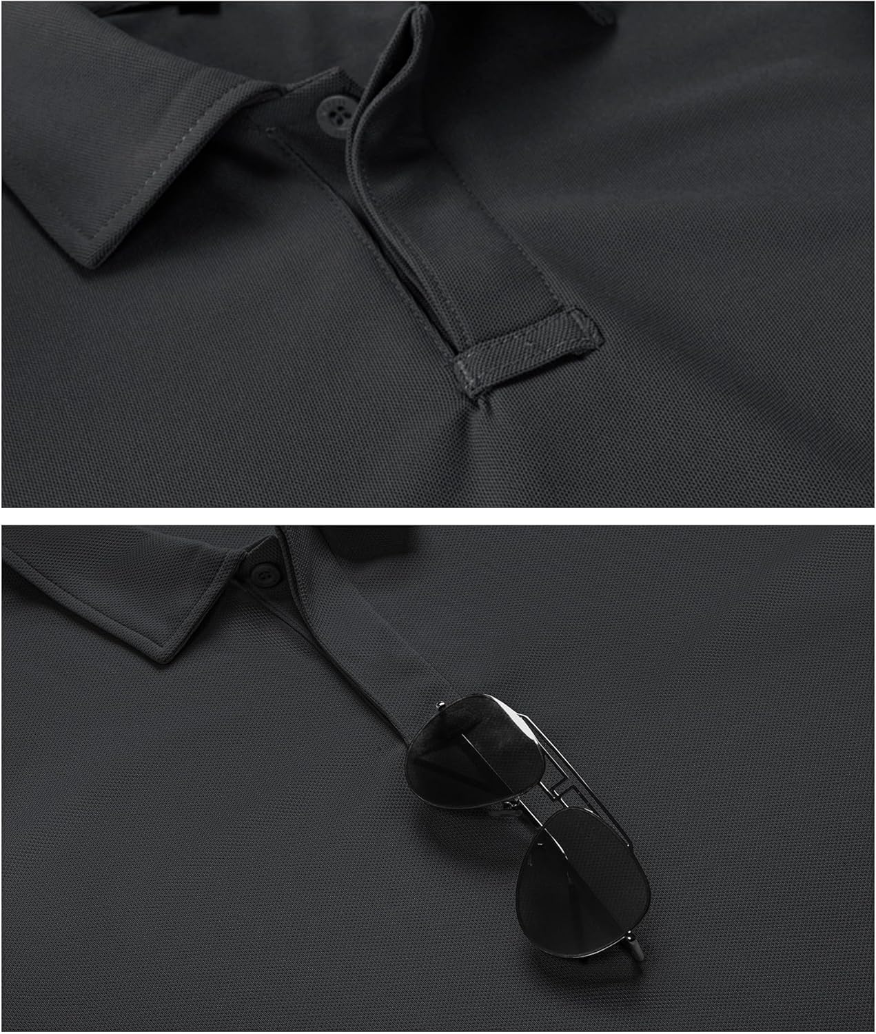 SCODI Mens Polo Shirts Performance Short Sleeve Tactical Shirts Athletic Golf Shirt for Men Daily Casual Collared T-Shirt