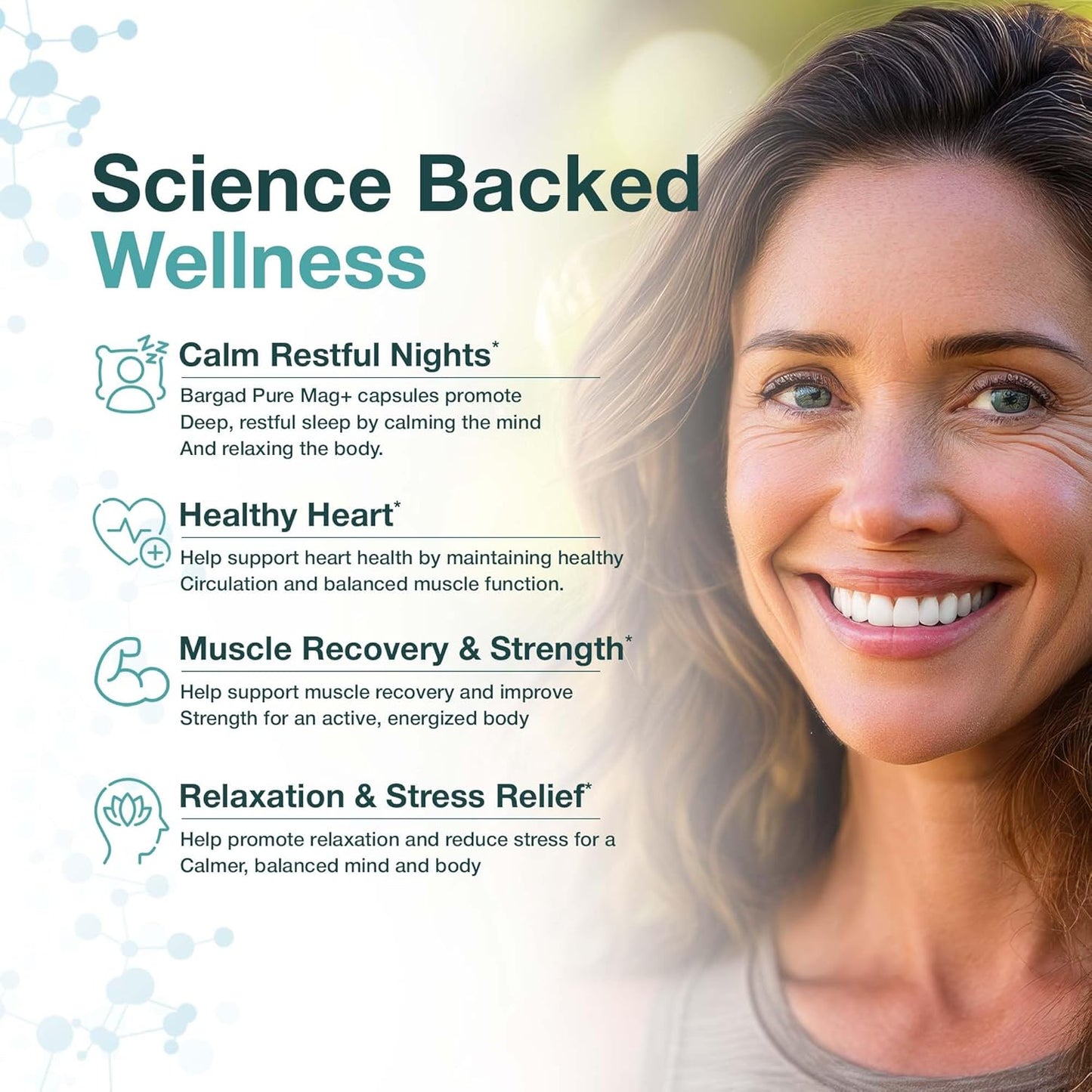 Magnesium Glycinate 750mg | High Absorption Formula for Sleep, Muscle Relaxation & Calm Support | Non-Laxative, Vegan Capsules – Magnesium Supplement for Men & Women – 90 Count