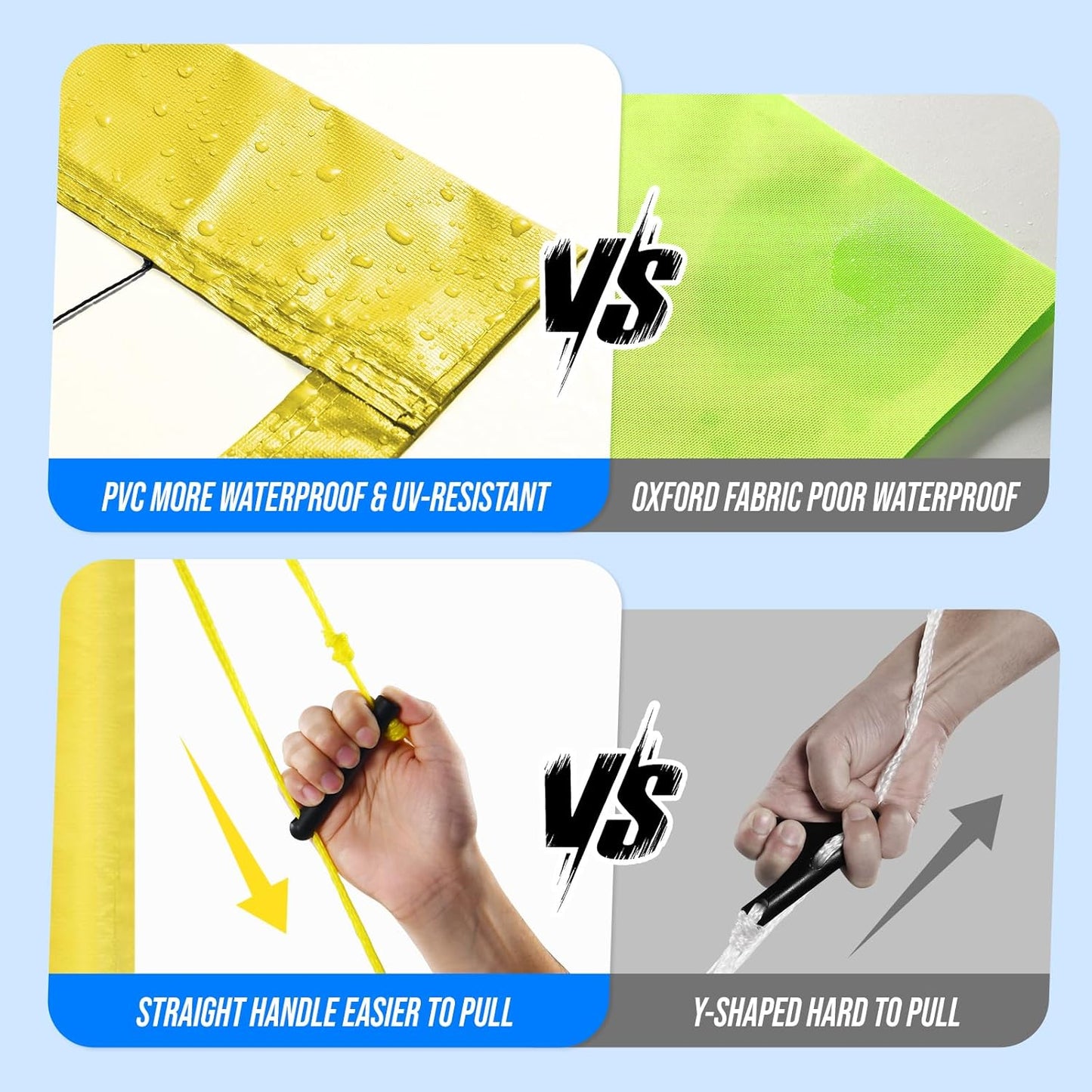 Outdoor Portable Volleyball Net Set System for Backyard - Quick & Easy Setup Adjustable Height Poles, PU Volleyball, Pump and Carrying Bag