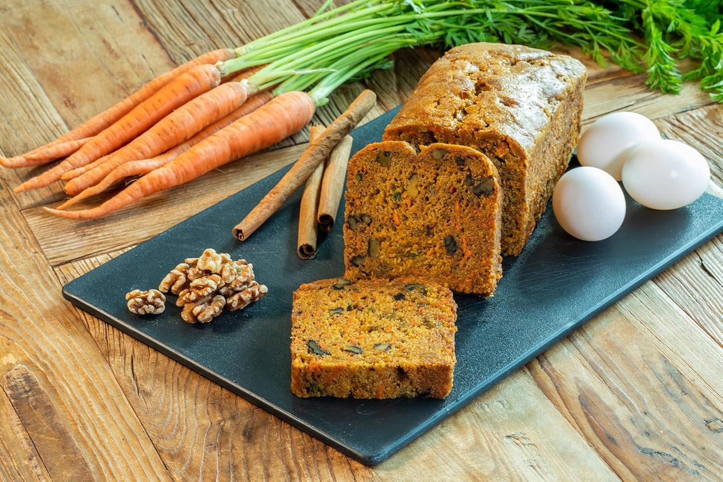 Nadel - NATURALLY DELICIOUS CARROT CAKE Slices, 24 Pack, Sweet Breads & Cakes Back to School lunch snack, breakfast bar