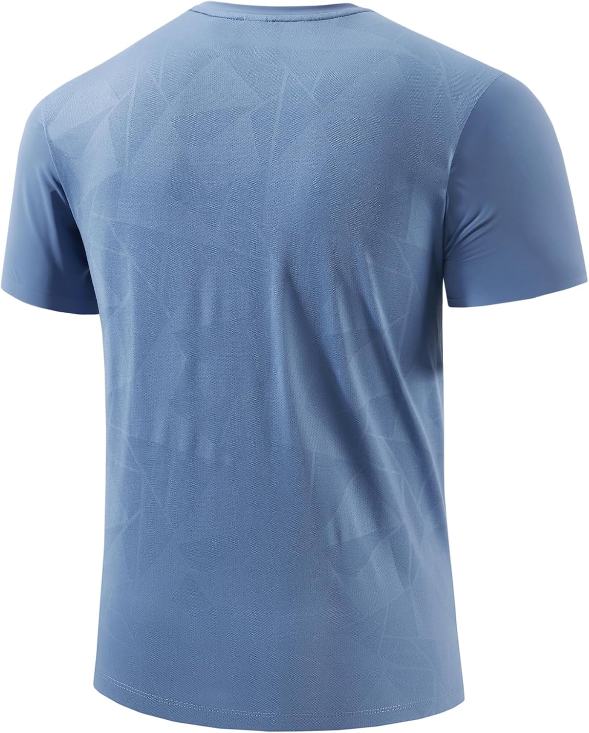Mens Seamless Workout T-Shirts Lightweight Moisture Wicking Running Hiking Camping Tennis Pickleball Shirts for Men