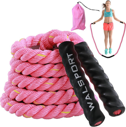 Weighted Jump Rope for Fitness – Heavy Skipping Rope for Women & Adults, Ideal for Home Gym Workouts, Strength Training, Weight Loss, and Boxing