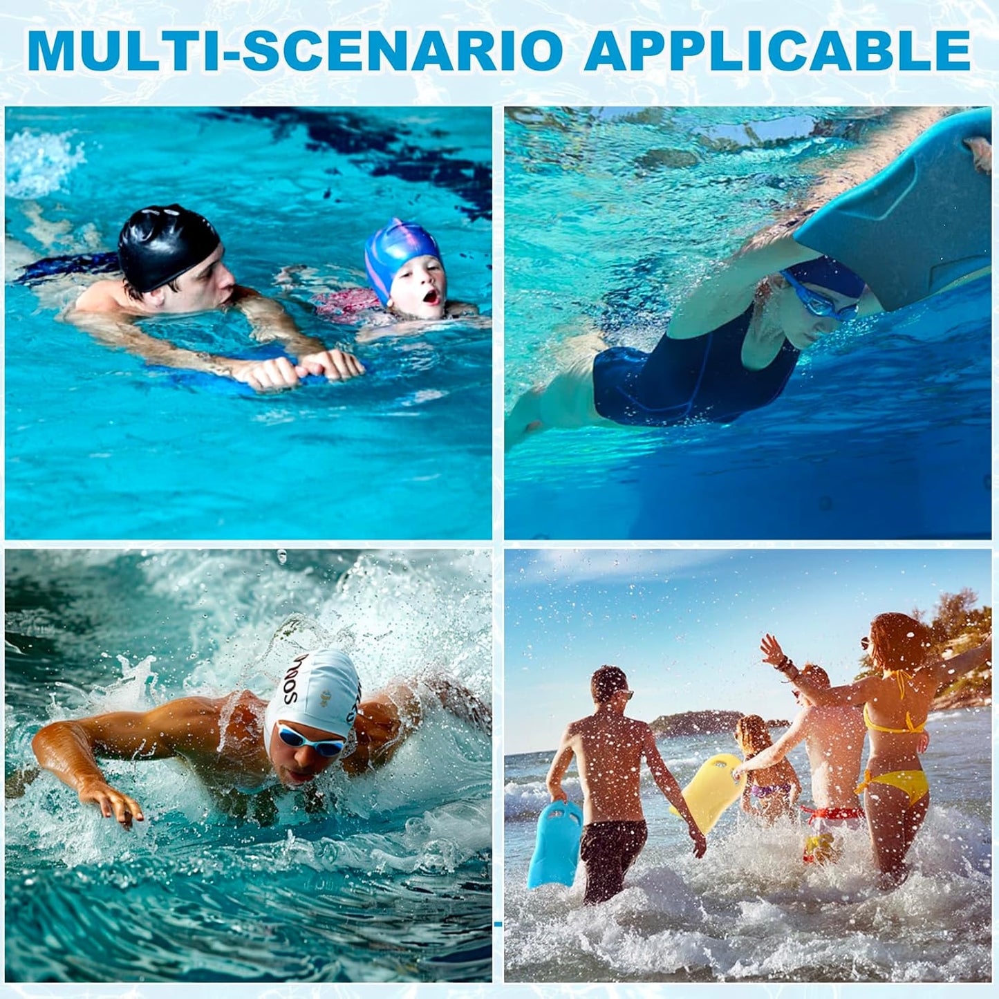 Swimming Kickboard, Lightweight and High Buoyancy Swim Training Board for Swimmers, Durable EPP Material, Ideal for Pool Exercise and Swimming Lessons