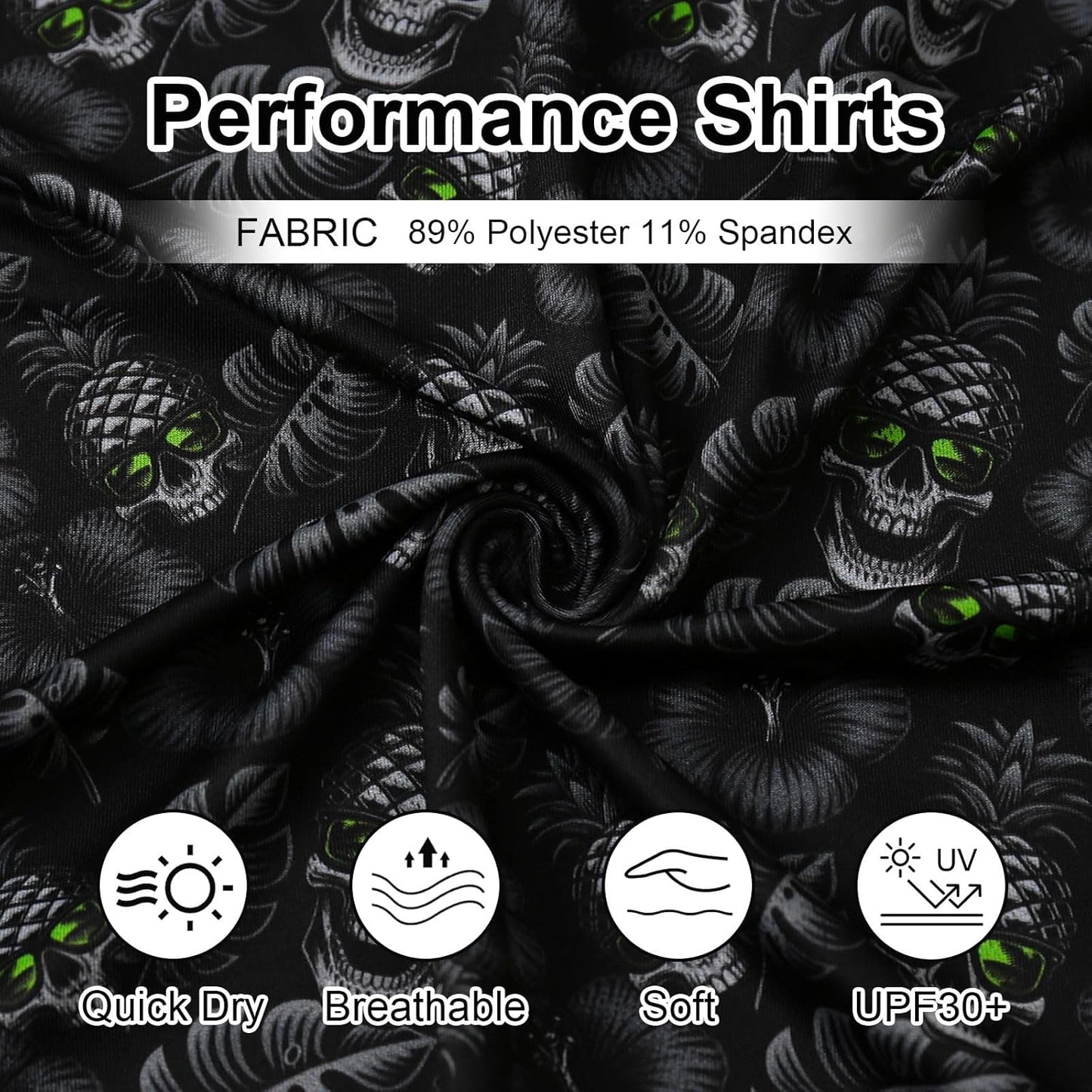 Golf Shirts for Men - Moisture Wicking Short Sleeve Performance Sport Casual Striped Collared Mens Polo Shirt