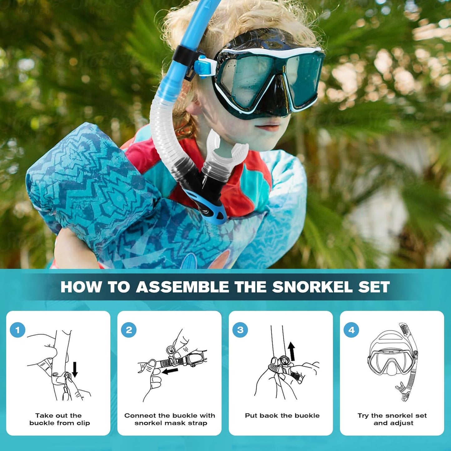 Diving Dry Snorkel, Easy Breath Diving Snorkel for Snorkeling, Scuba Diving, Freediving, Swimming Training, Design with Food-Grade Silicone Mouthpiece/Top Dry Valve for Adult Youth