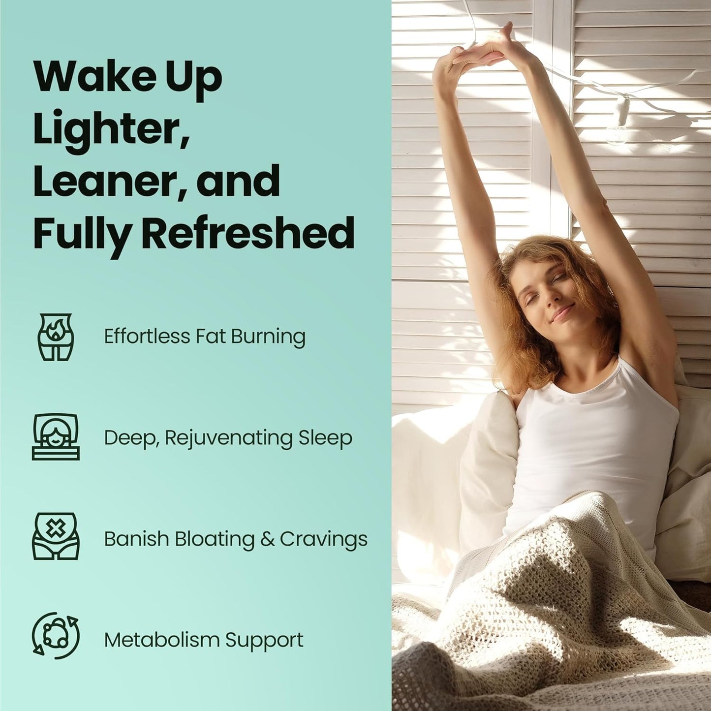 MidnightSlim™ | Advanced Nighttime Weight Management | Maximum Strength Metabolism Support, Digestive Health, Peaceful Sleep | Premium Probiotic Complex | 30 Capsules