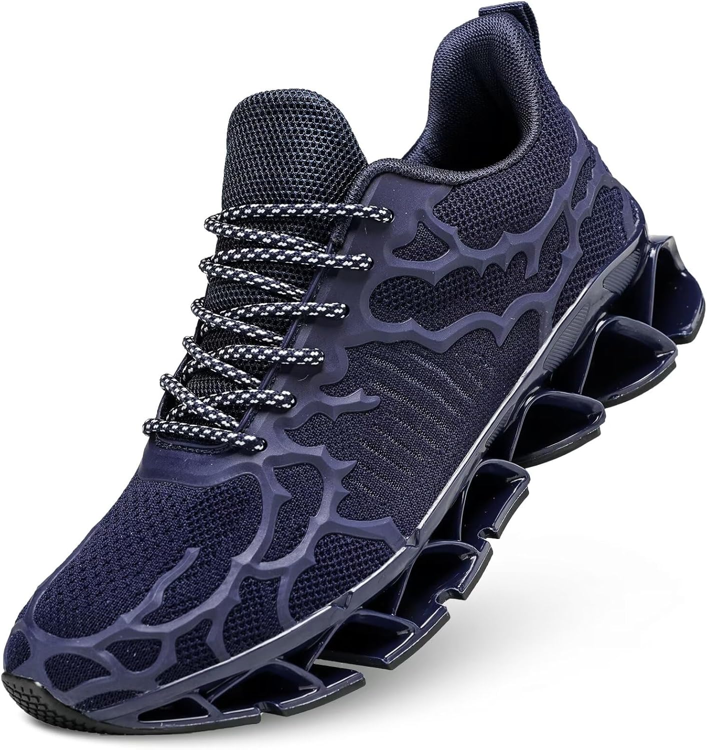 Vooncosir Men's Fashion Sneakers Breathable Mesh Running Shoes Blade Non Slip Soft Sole Casual Athletic Walking Shoes