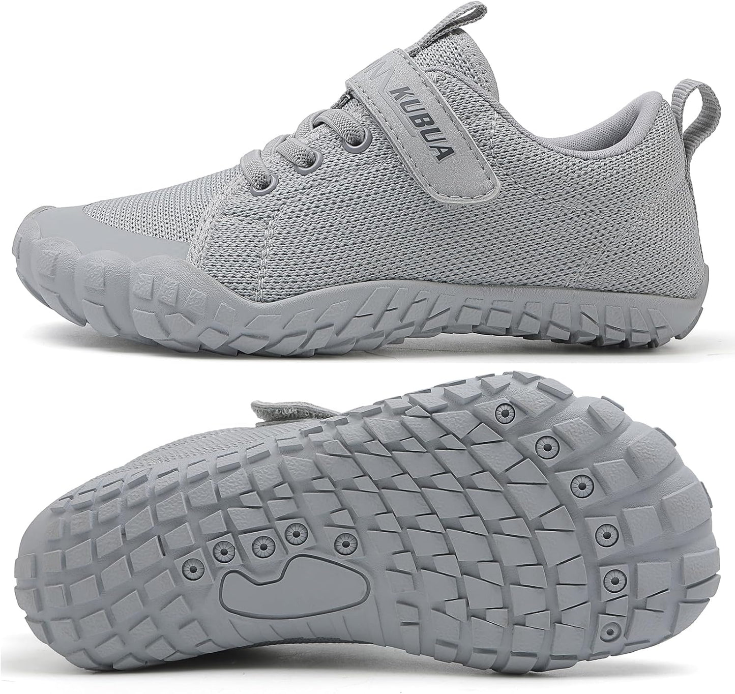 KUBUA Kids Barefoot Shoes Boys Girls Sneakers Naturally Splay Shoes Toddler Little Big Kid