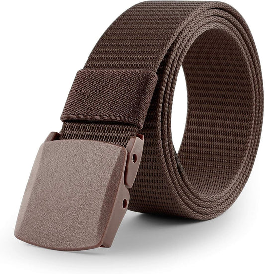 JASGOOD Nylon Canvas Breathable Military Tactical Men Waist Belt With Plastic Buckle