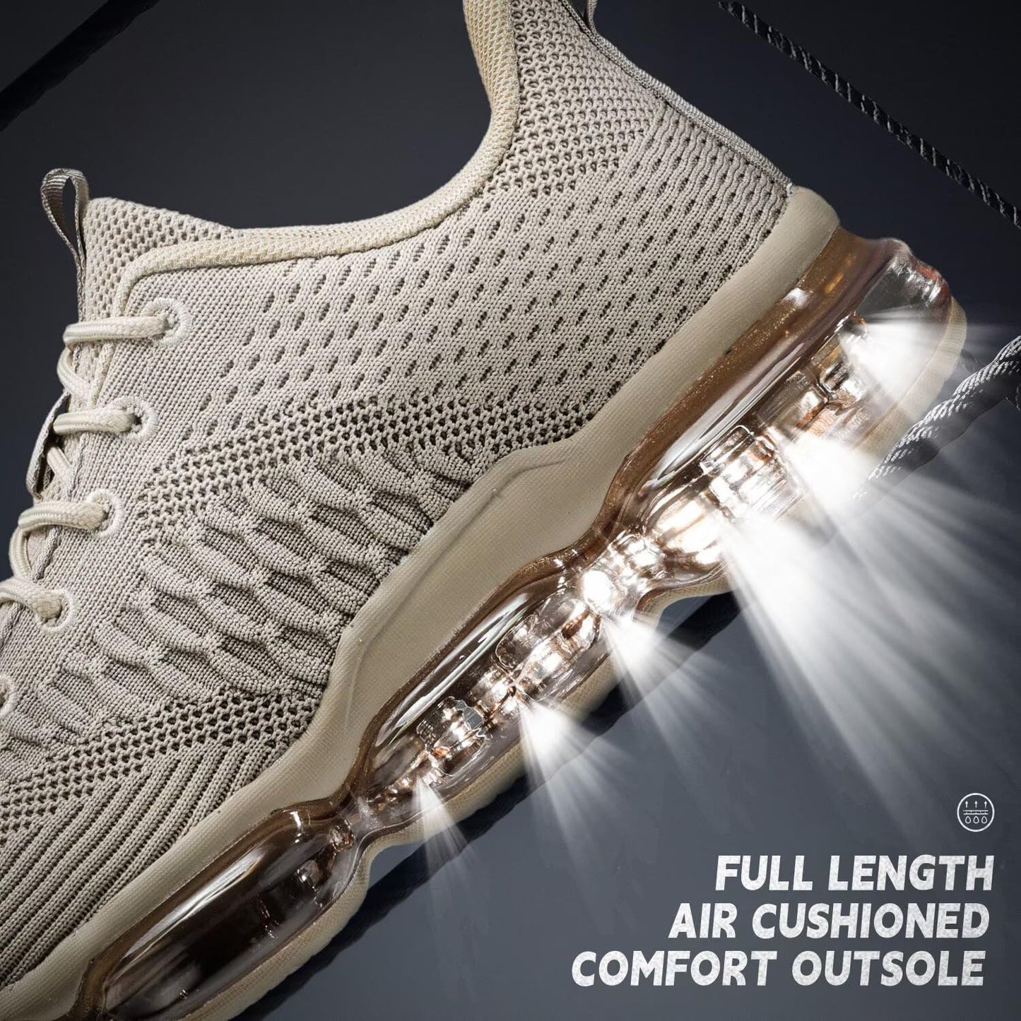 Men's Air Cushion Running Shoes Breathable Tennis Fashion Sneakers Non Slip Workout Casual Sport Shoes Gym Training Comfortable Walking Shoes