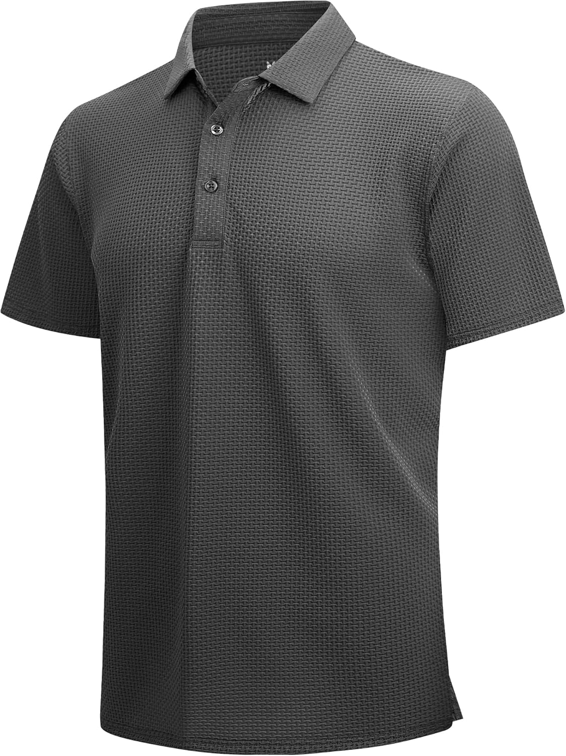 WARHORSEE Golf Polo Shirts for Men Short Sleeve Wrinkle Free 4 Way Stretch Moisture Wicking Performance Collared Tshirts