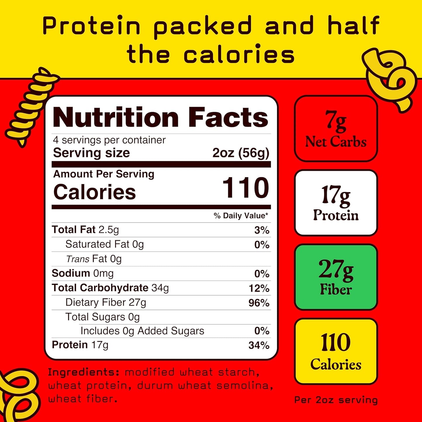 17g High Protein Variety Penne, Rotini, Elbow Macaroni Pasta | 7g Low Carb Keto Pasta | Healthy, Italian Pasta From Italy | 3-Pack, 8oz - Pete's Pasta