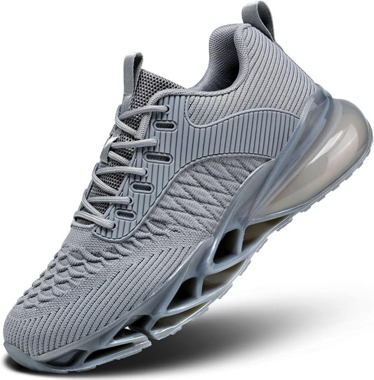 Men's Running Shoes Blade Tennis Walking Fashion Sneakers Breathable Non Slip Gym Sports Work Trainers