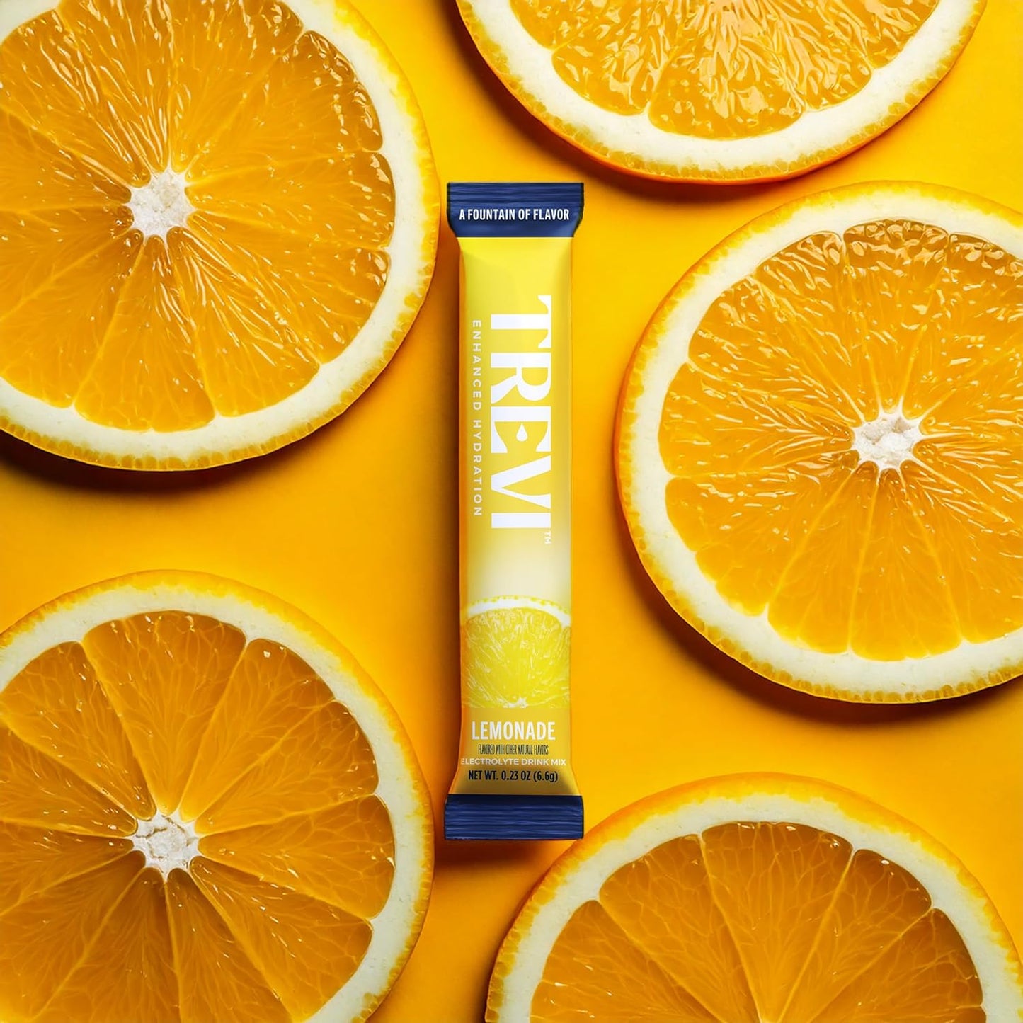 TREVI™ Sugar Free Electrolytes - Drink Mix Hydration Powder Packets - 28 Count - Lemonade