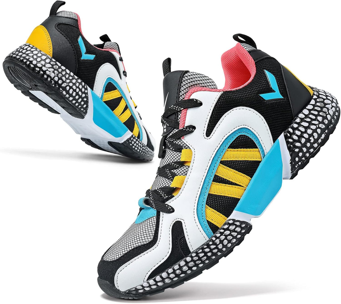 WETIKE Boy's Shoes Mesh Slip on Lightweight Running Sneakers