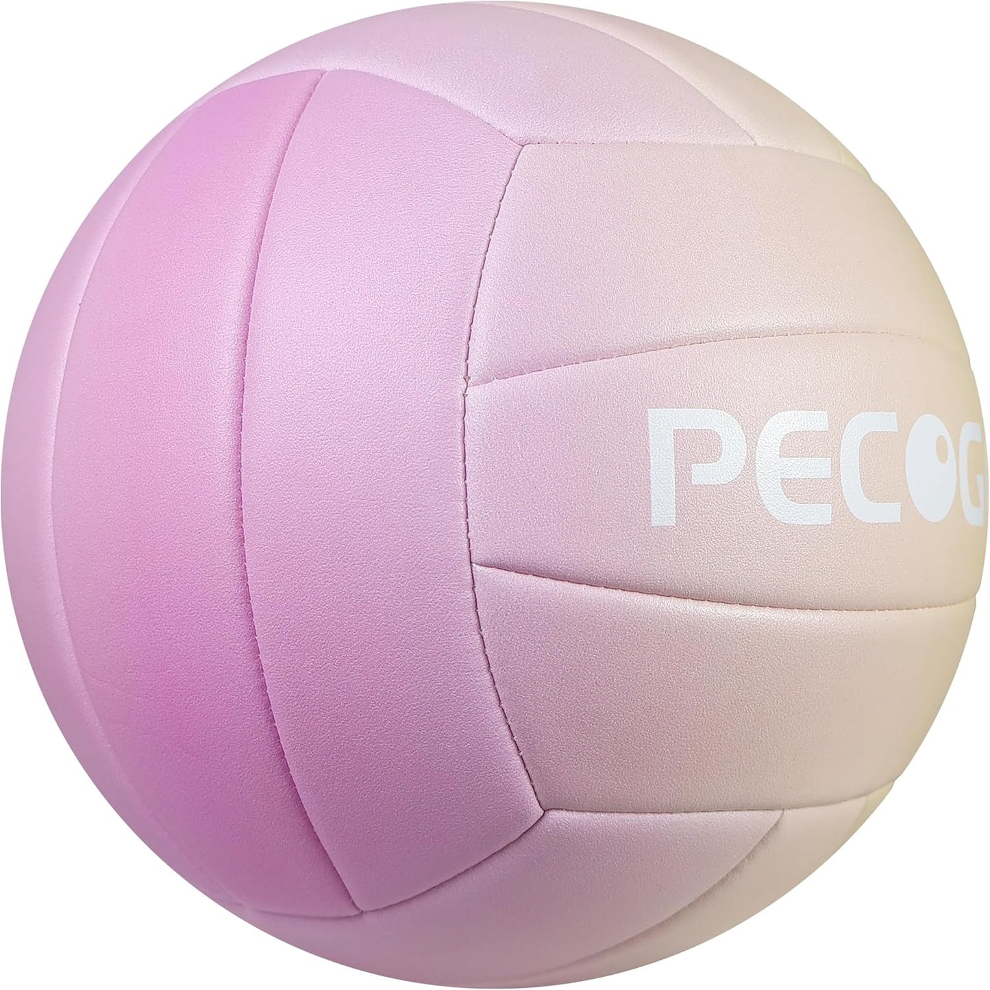 Size 5 Volleyball - Durable PU Leather, Indoor/Outdoor. Soft Control, Great Airtightness for Training/Games. Ideal for All Ages