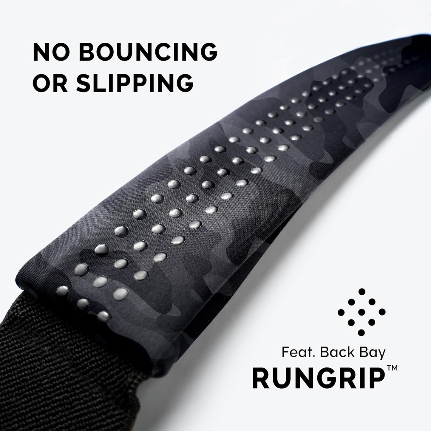 Back Bay Slim Running Belt for Women & Men [Fits ALL Phones], Runners Fanny Pack for Men, Money Belt, Running Gear Gift, Waist Bag Workout Gear, iPhone Runner's Phone Holder Waist Pack