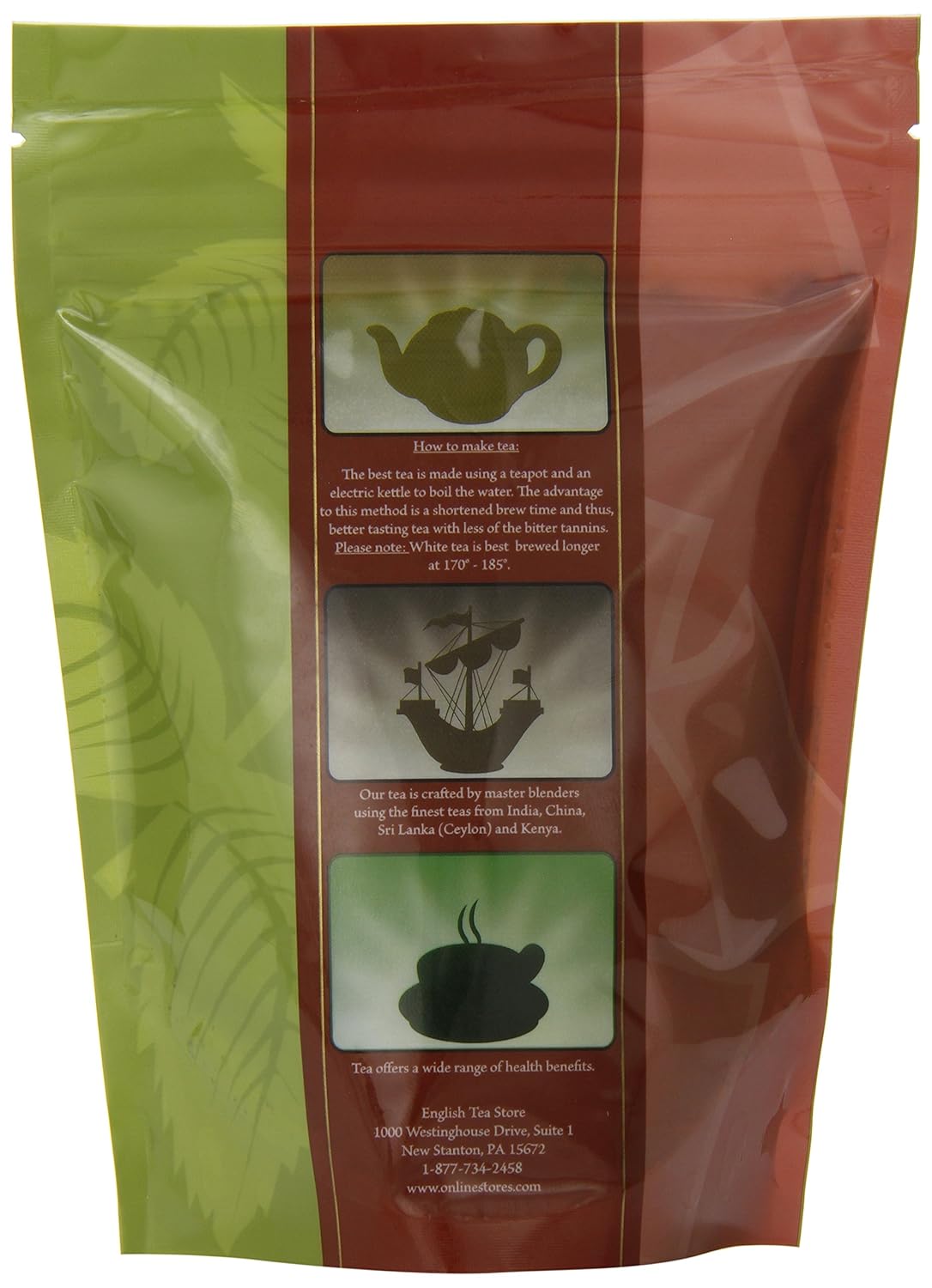 Organic Earl Grey Loose Leaf Tea 4oz Pouch | Premium Black Tea with Natural Bergamot | Medium Caffeine High Antioxidants | Kosher Vegan | Small Batch Packed by English Tea Store