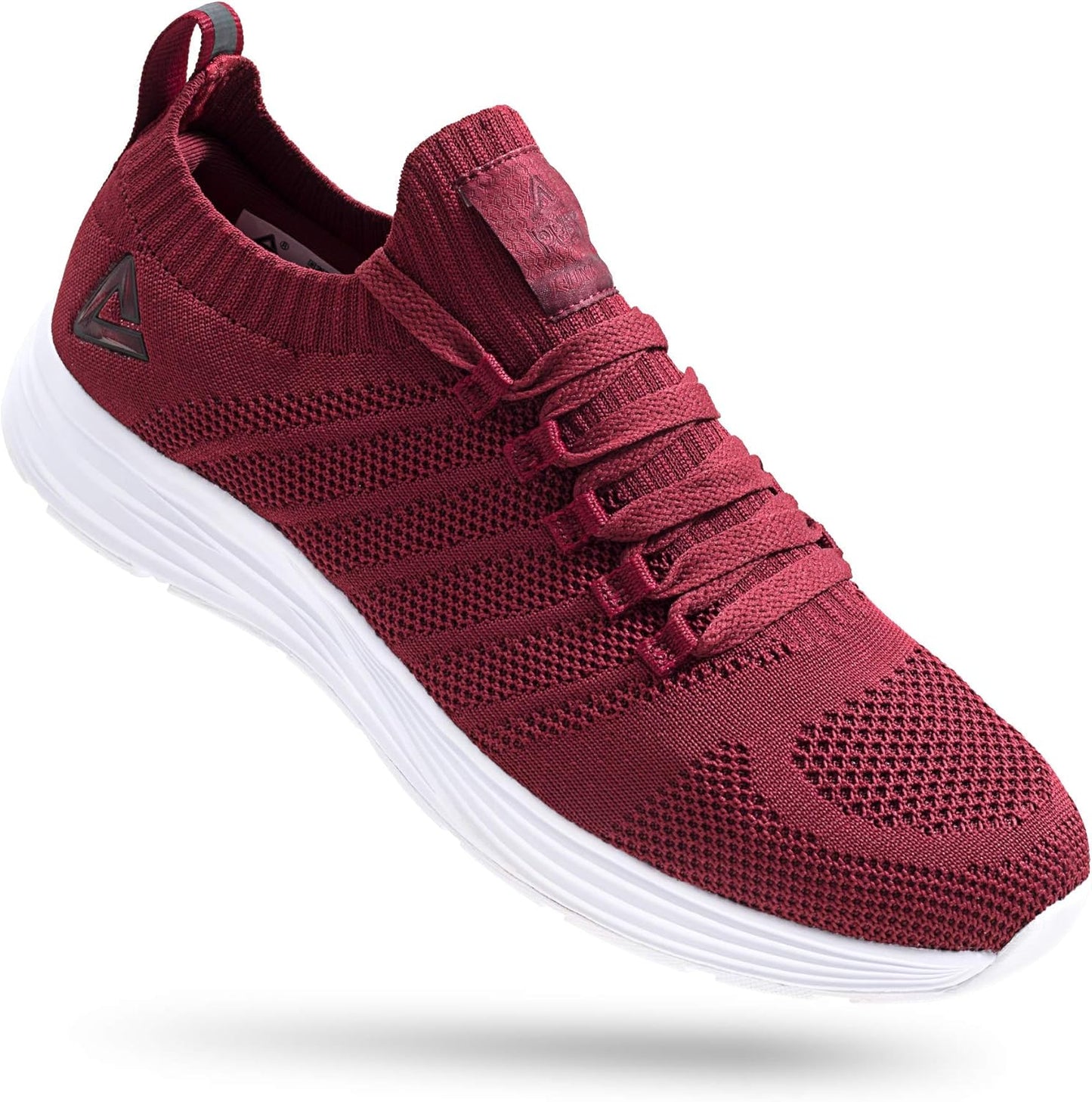 PEAK Mens Lightweight Walking Shoes Comfortable Slip On Sports Sneakers for Tennis, Gym, Running, Casual Workout