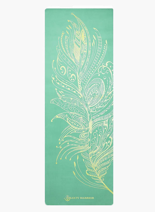 TPE Yoga Mat - Artist Designed, Premium eco friendly mats, Non Slip, Non toxic, Great For Regular & Hot Yoga, Pilates and Workouts (72 inch x 24 inch x 6mm thick)